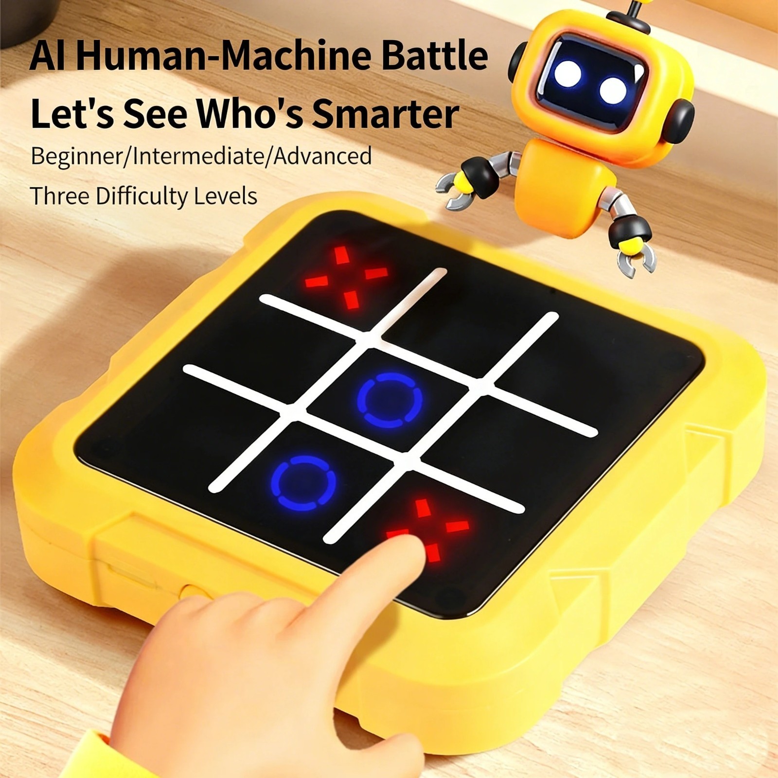 Electronic Chessboard Tic Tac Toe Multifunctional Children’s Education Strategy