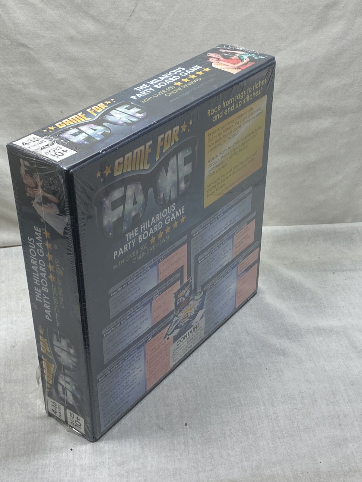 Game For Fame – The Hilarious Party Board Game! Family Fun and Laughter NEW