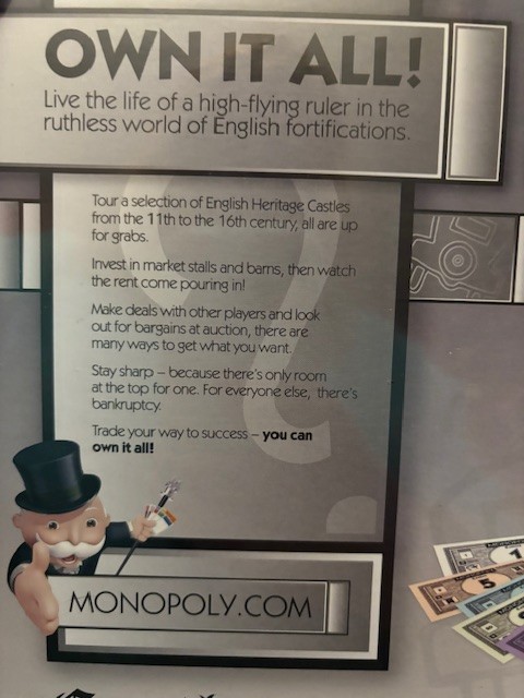 Monopoly English Heritage Castles Edition Board Game New from UK – Free Shipping