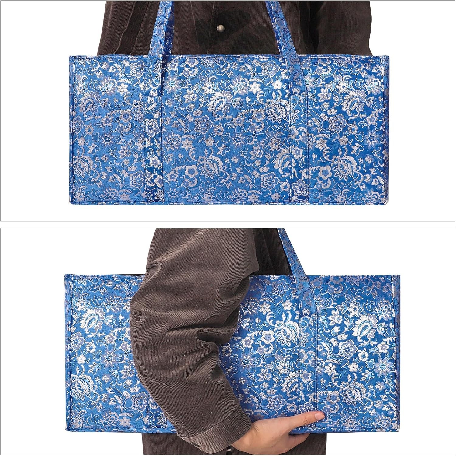 American Mahjong Game Set, 166 White Tiles, Dark Blue Bag with Entire Accessorie