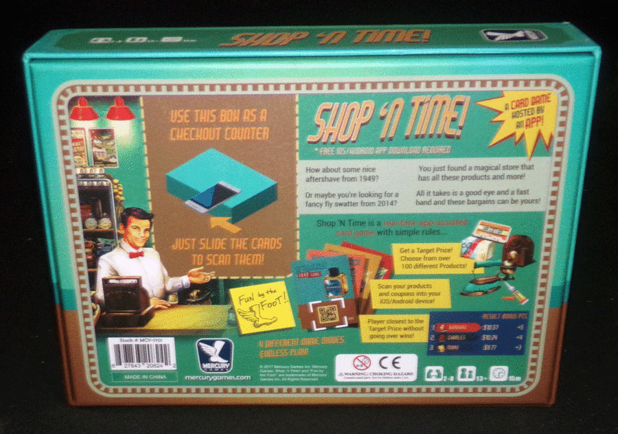 Mercury Games It’s Shop ‘N Time Family Board Game Of Clever Purchases Complete