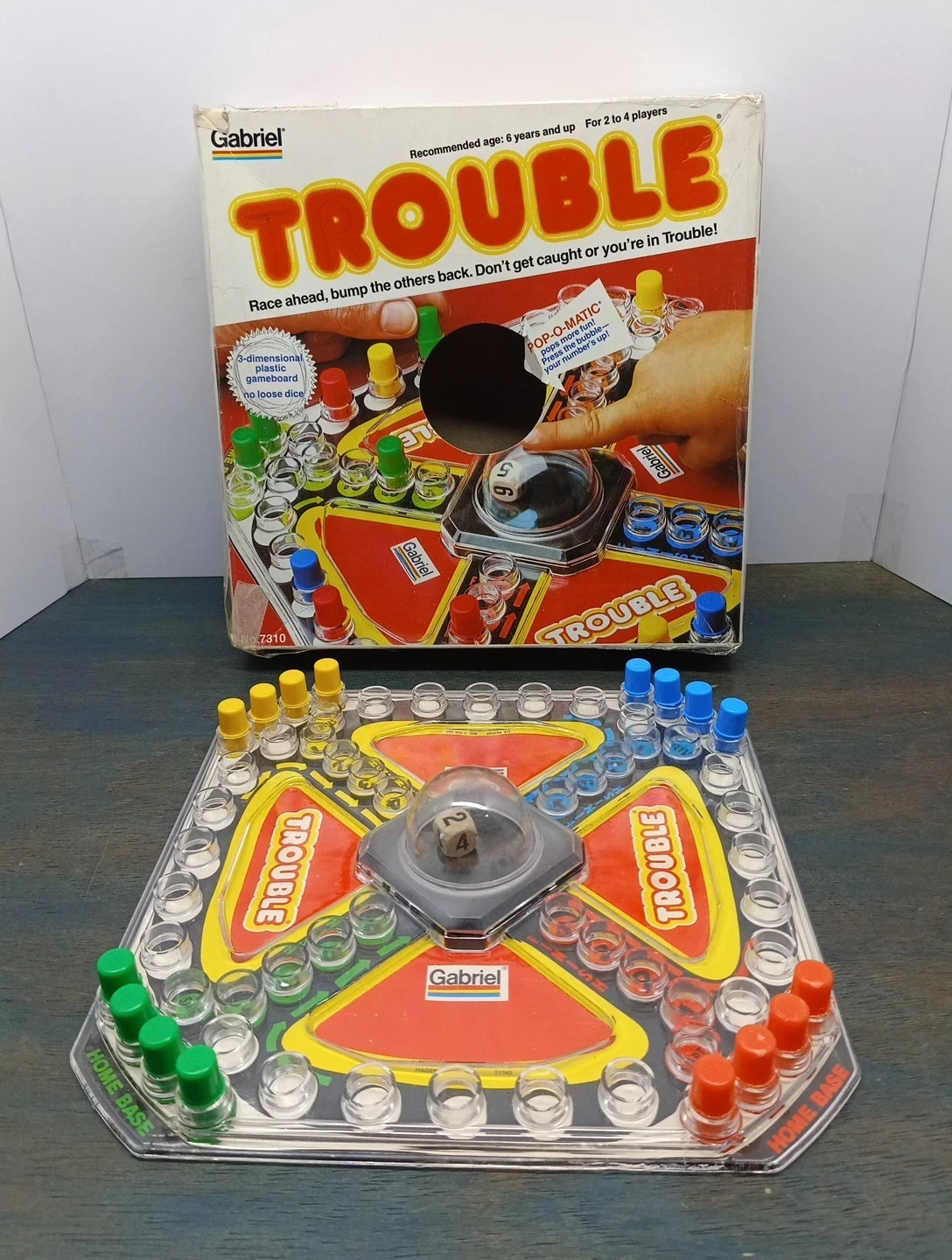 VINTAGE 1977 Gabriel Trouble Pop-O-Matic Game