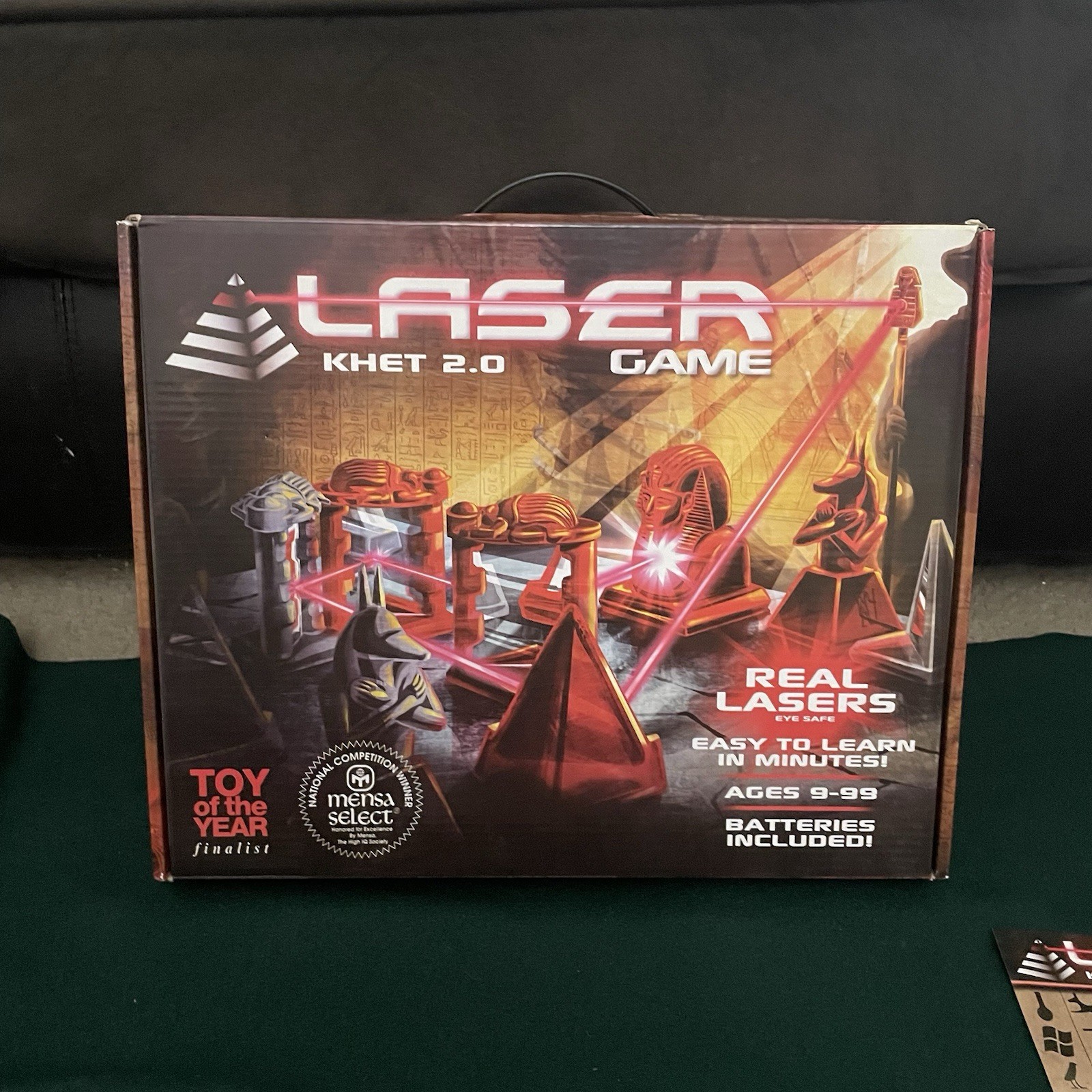 Laser Khet 2.0 Strategy Board Game- Mensa Select, NAPPA, TOTY Complete Tested