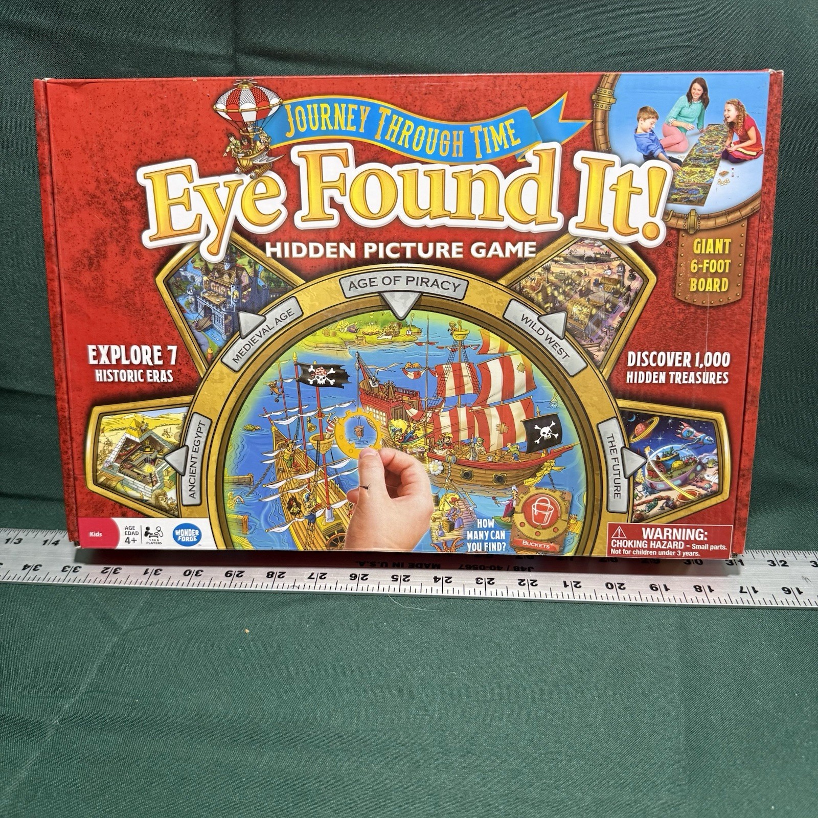 Eye Found It! Journey Through Time Hidden Picture Game Wonder Forge New Sealed