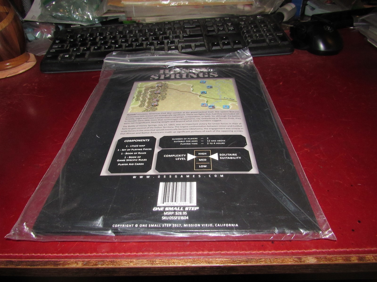 One Small Step: Huzzah!: Honey Springs: Unpunched
