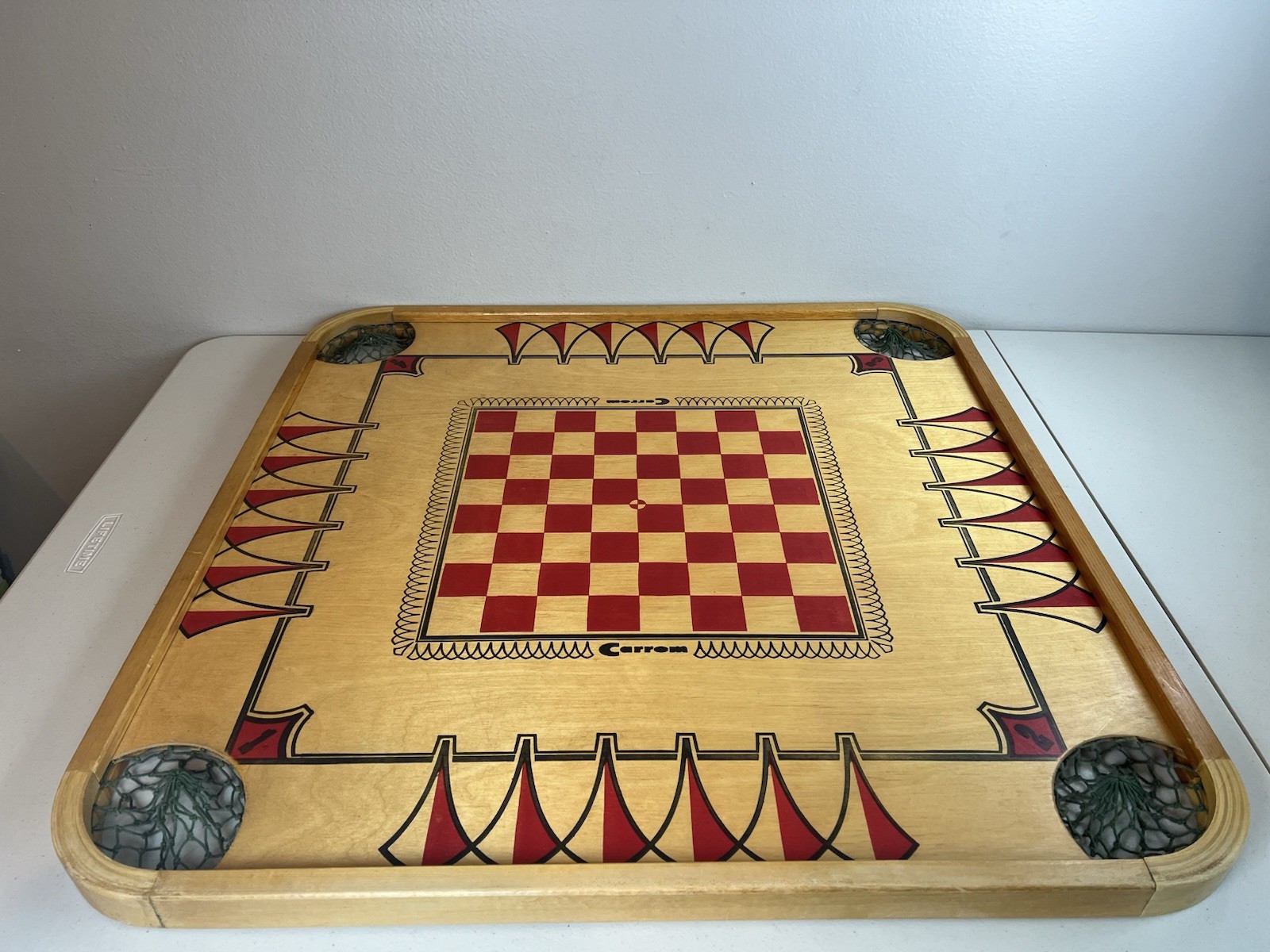 Vibrant VTG 1960s Carrom Model 106 Double Sided-Nice Wall Art Game Room Man Cave