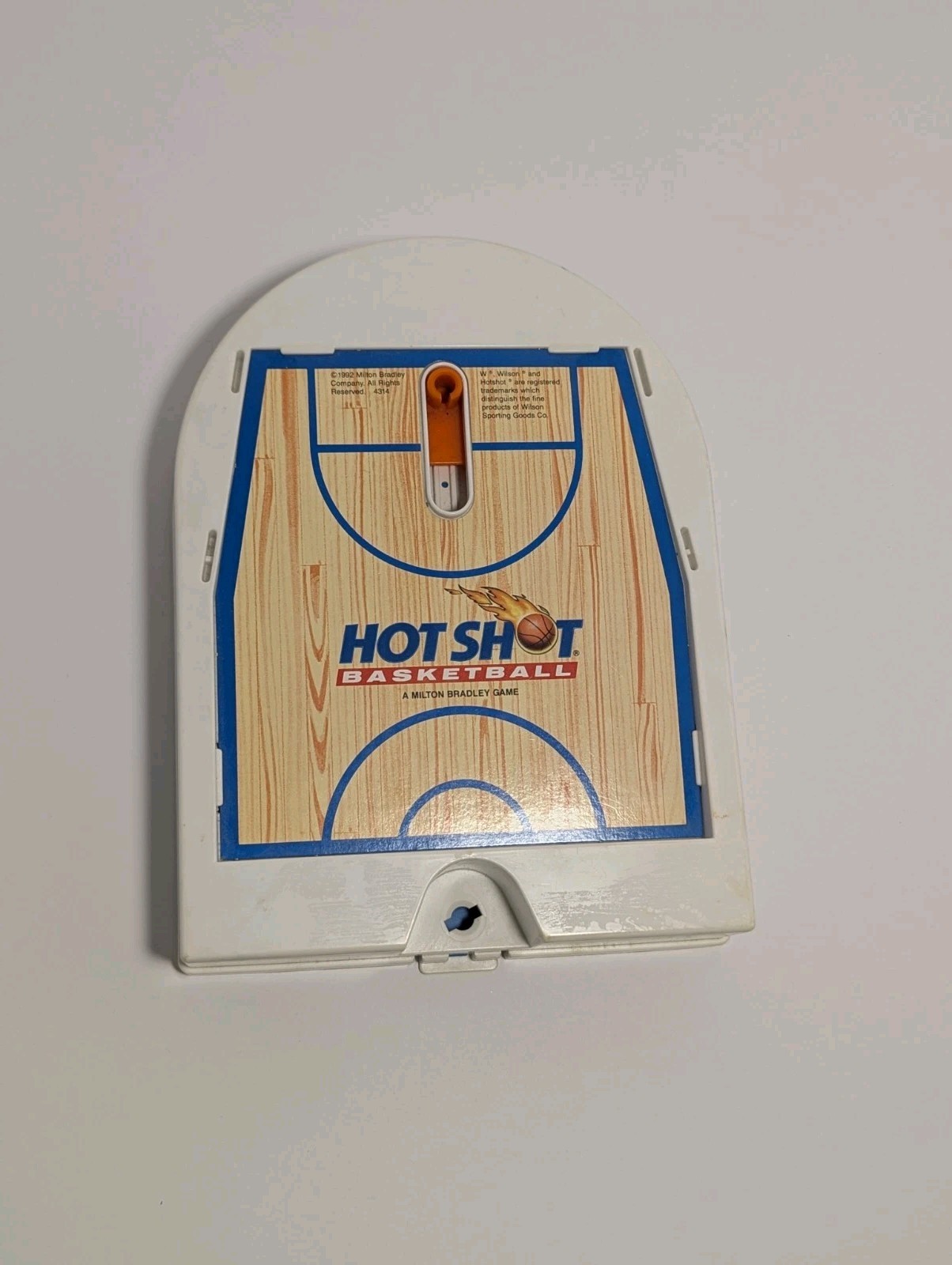 Vintage 1992 Milton Bradley Travel Hot Shot Basketball Game – Works!