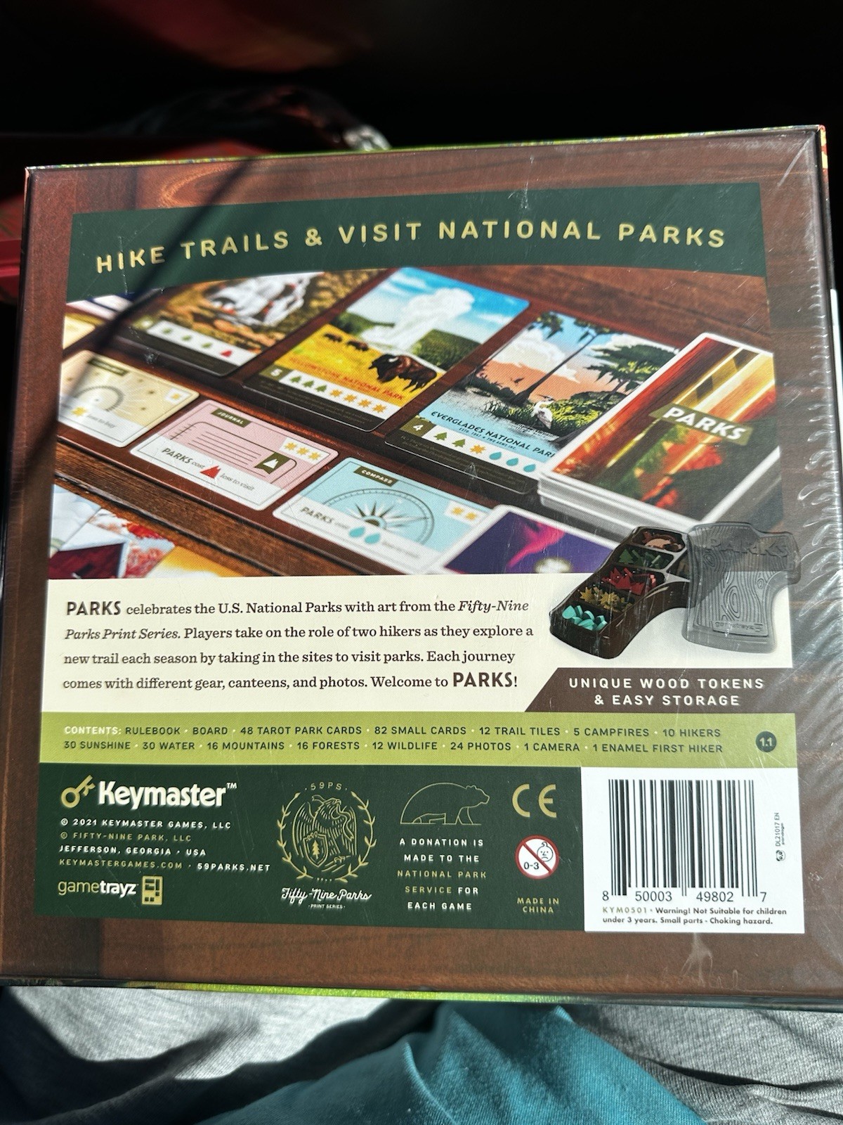 Parks 1st Edition Keymaster Games Fifty- Nine Parks New Sealed Box