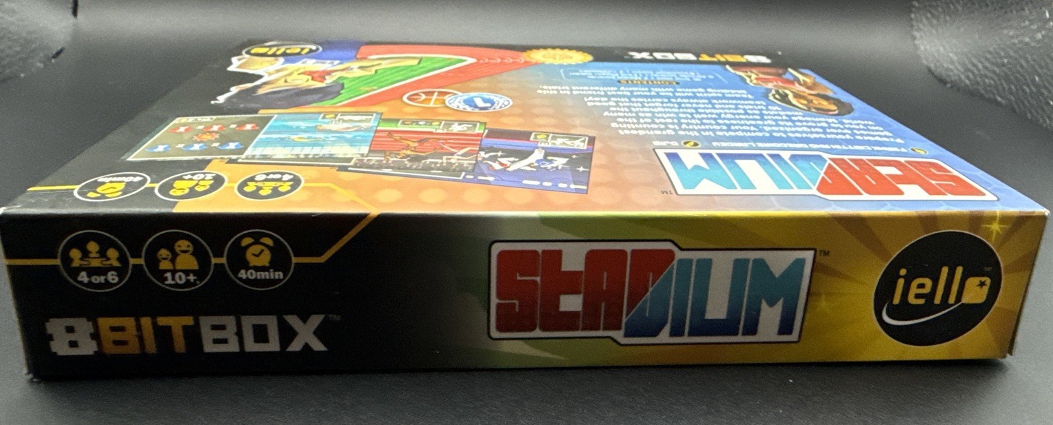 Eight Bit Box: Stadium Board Game -Very Good Box New Unused Contents, 4-6 Player