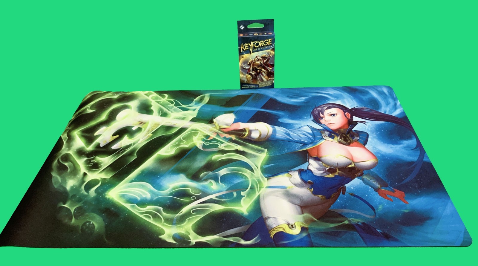 KeyForge: Age of Ascension Bundle | Archon Deck & Storm Crawler Playmat | New