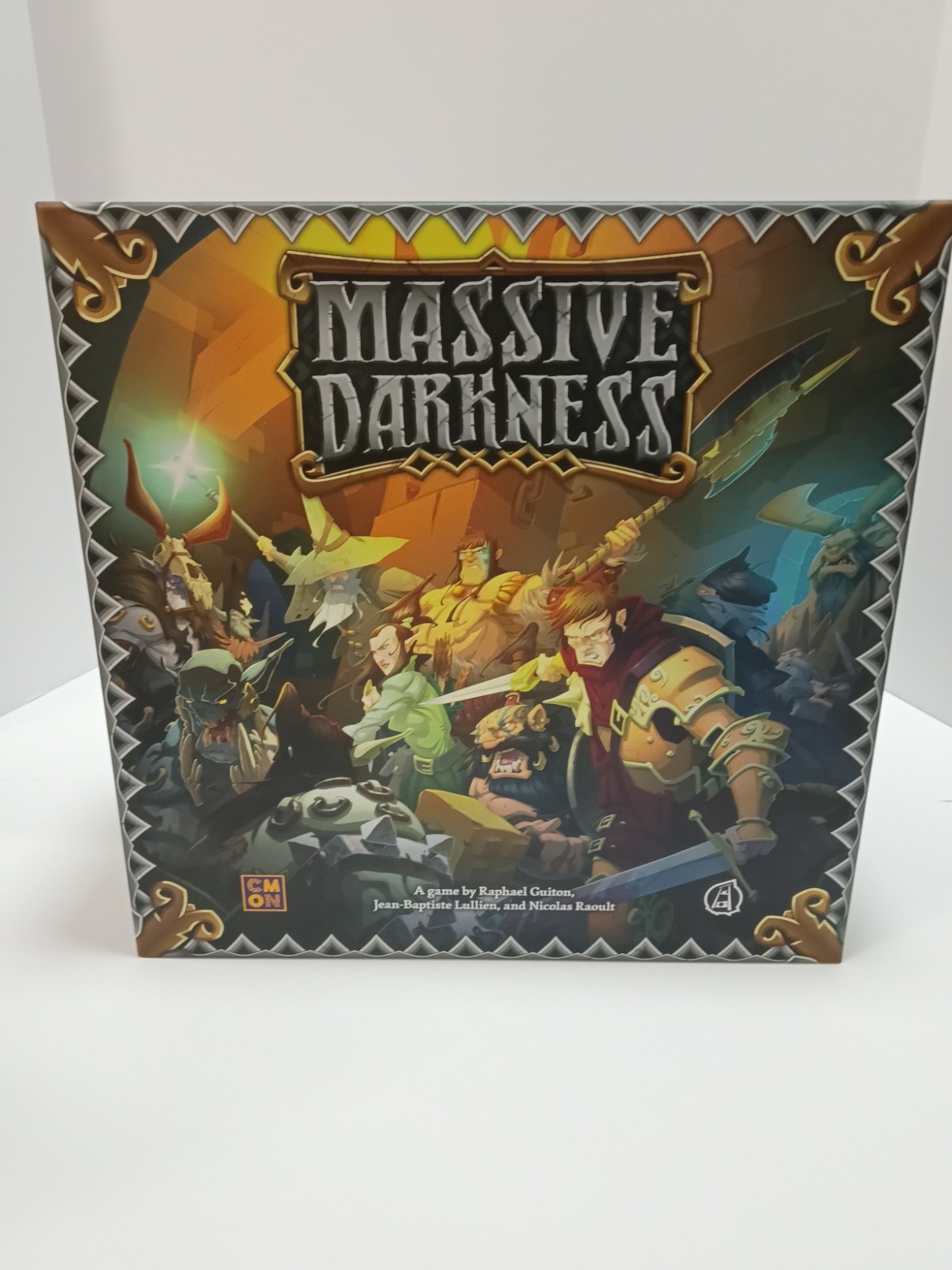Lot Of Massive Darkness Board Game Base & Expansions C-Mon Complete!!!!