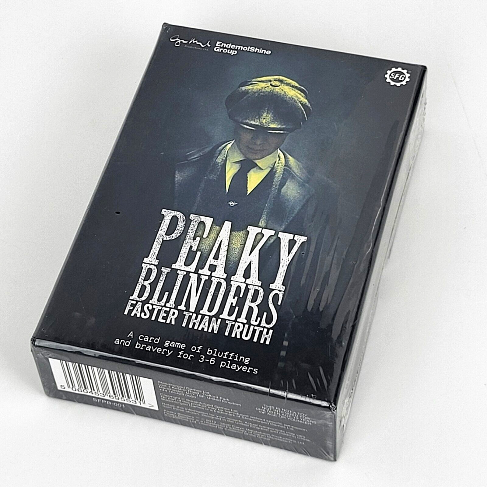 Steamforged – Peaky Blinders: Faster Than Truth – Card Game – 3-6 Players – New