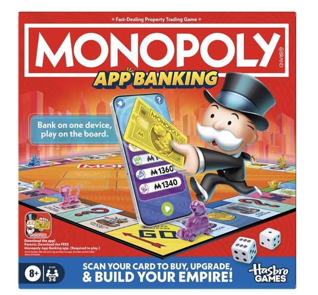 Hasbro Games Monopoly App Banking Edition Ages 8+ 2-6 Players – New & Sealed