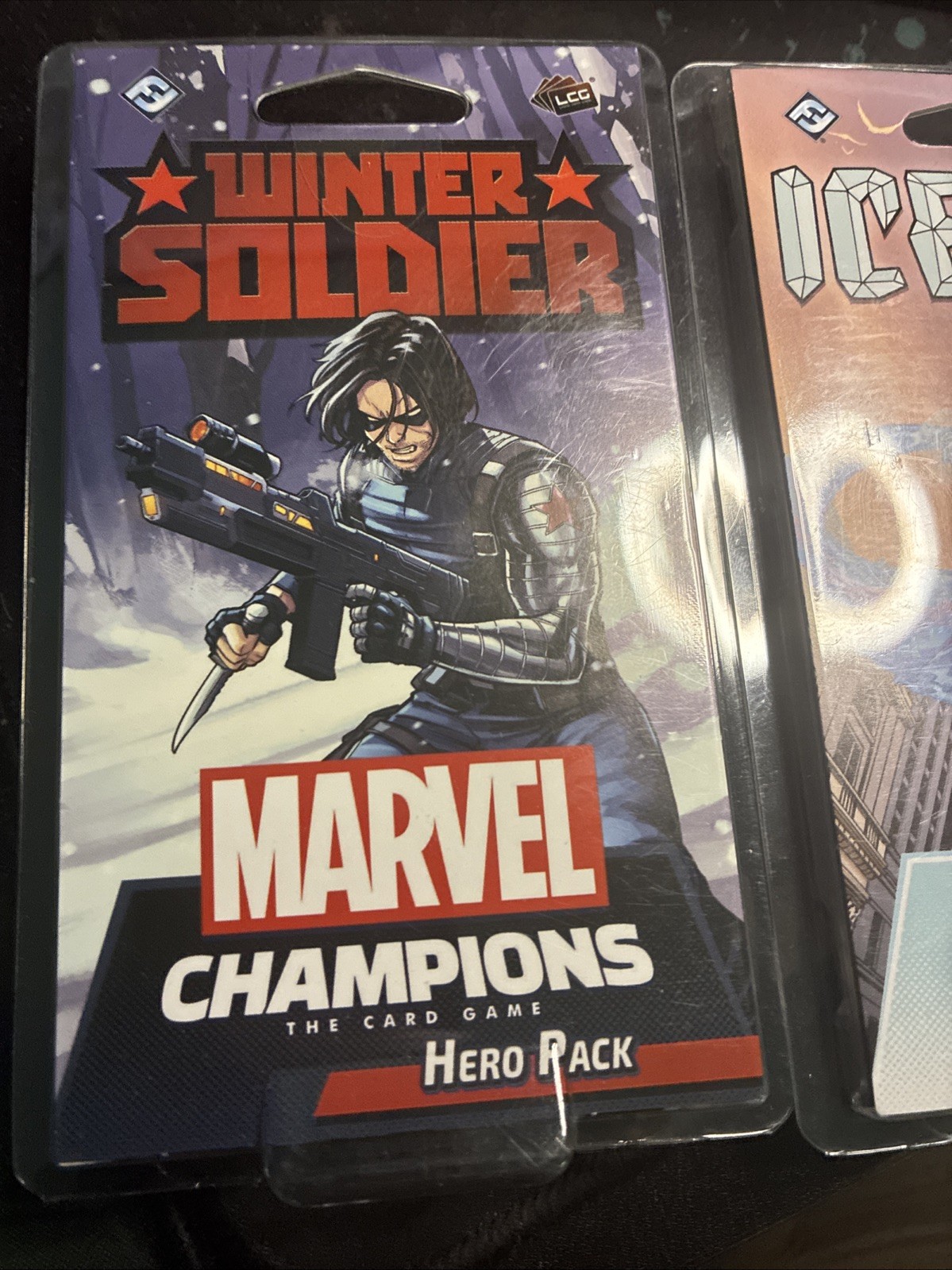 Iceman And Winter Soldier Hero Packs Marvel Champions: The Card Game LCG