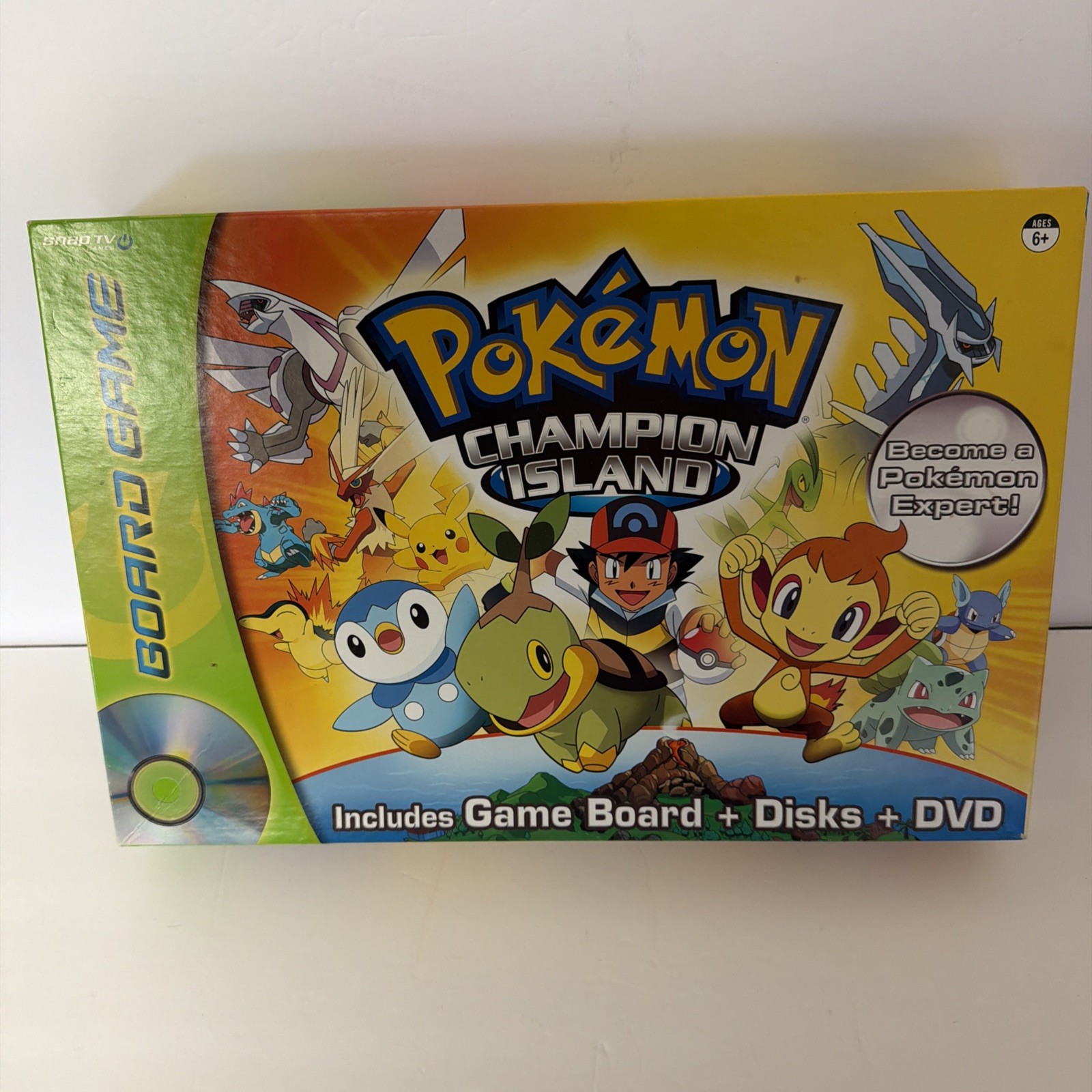 Pokemon Champion Island DVD Board Game Complete 2007 Snap TV Games 100% Complete