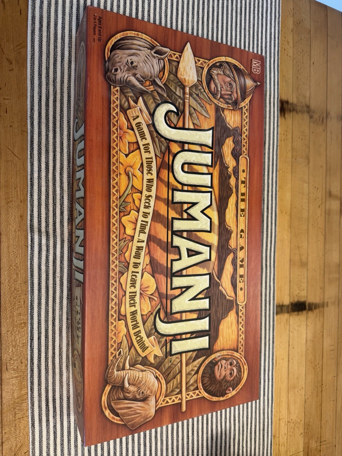 1995 Jumanji Board Game Milton Bradley 1995 Original Movie Edition