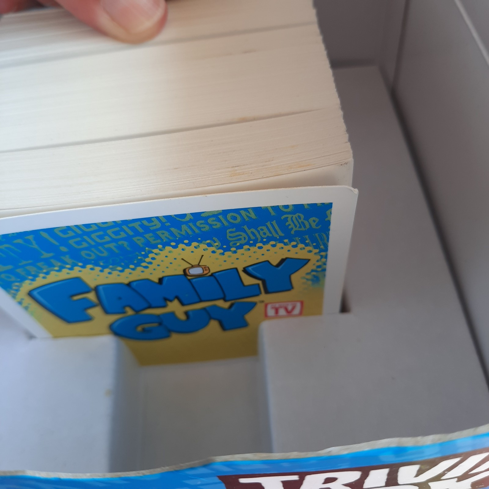 2012 Family Guy Trivia Box Official Game with Trivia Question Character Cards