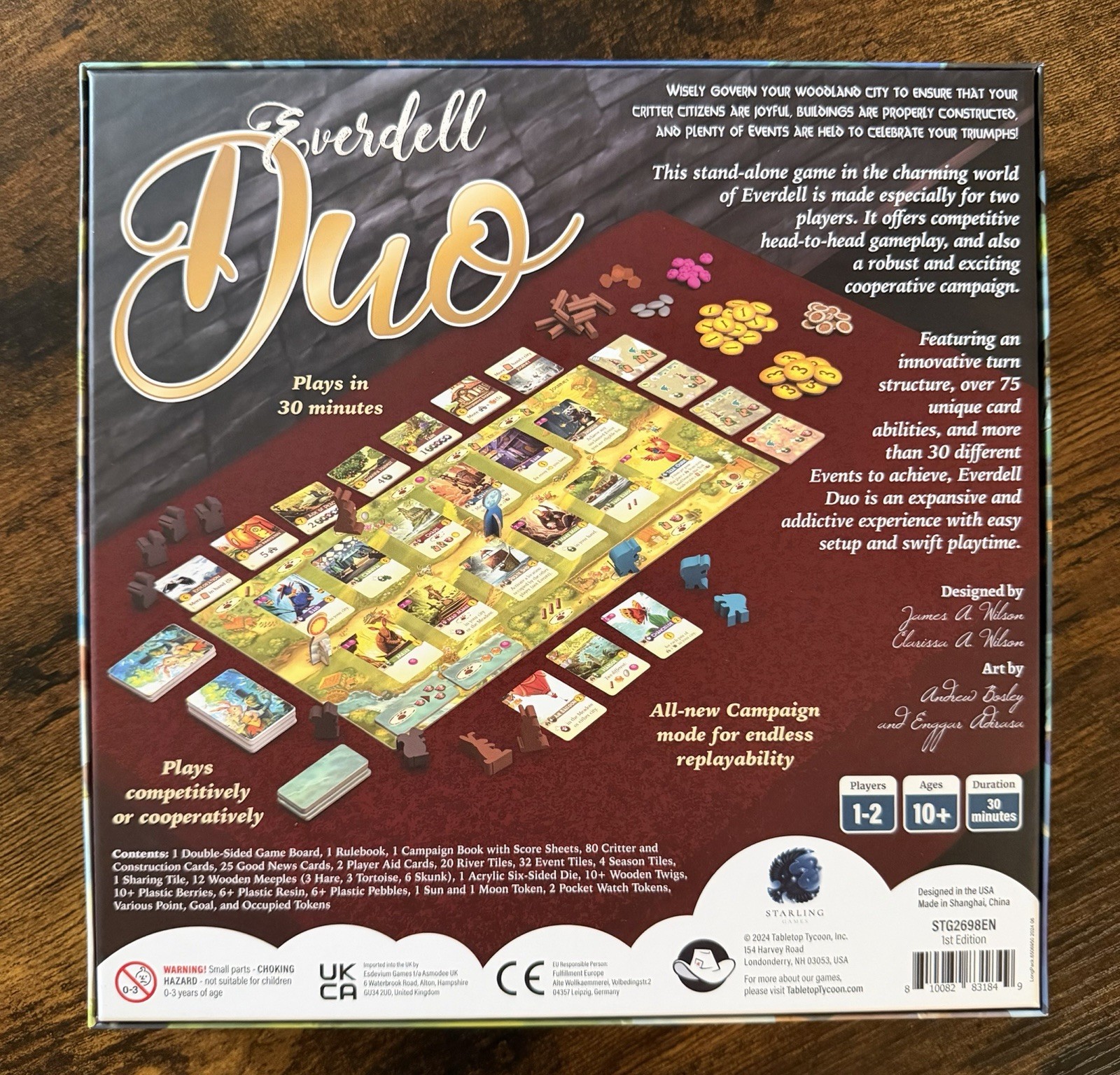 Everdell Duo Board Game – 1-2 Players