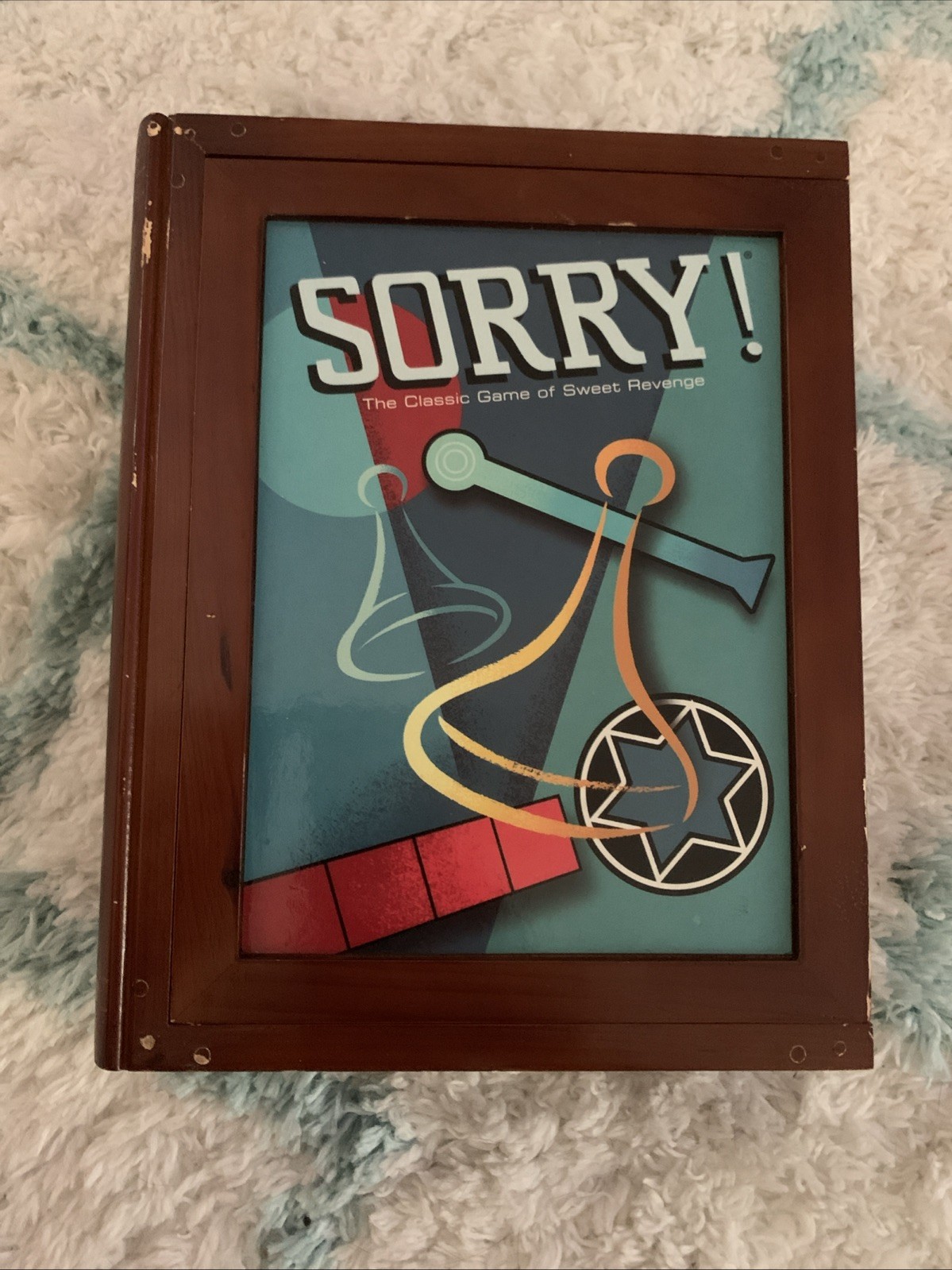 Vintage Game Collection Sorry! Library Bookshelf Game Limited Edition See Pics
