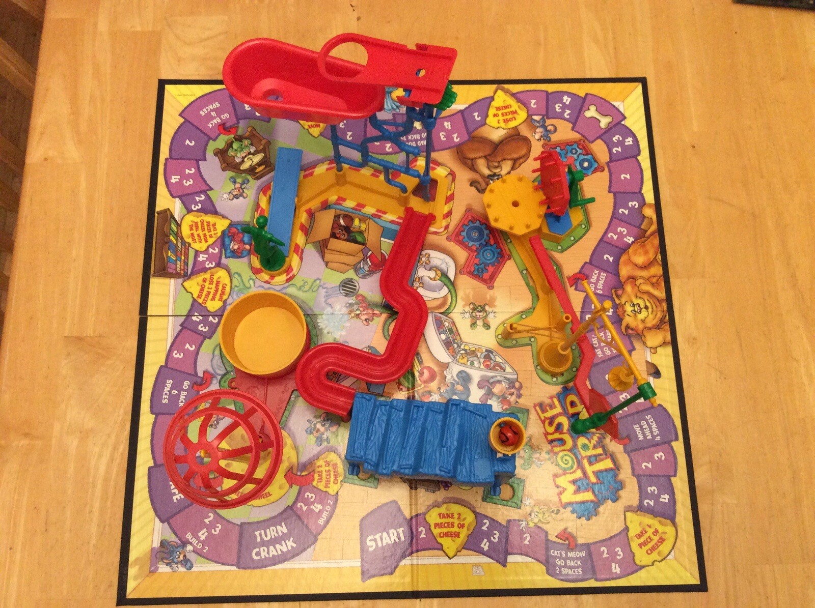 Vintage 2005 Milton Bradley ~ MOUSE TRAP BOARD GAME No Marble, Instructions Incl