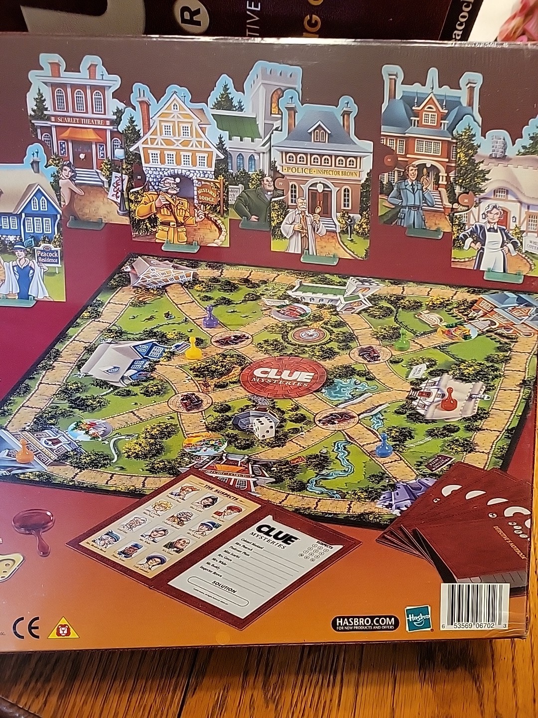 2005 CLUE Mysteries Decoding Detective Board Game New Sealed Box w/Outer Sleeve