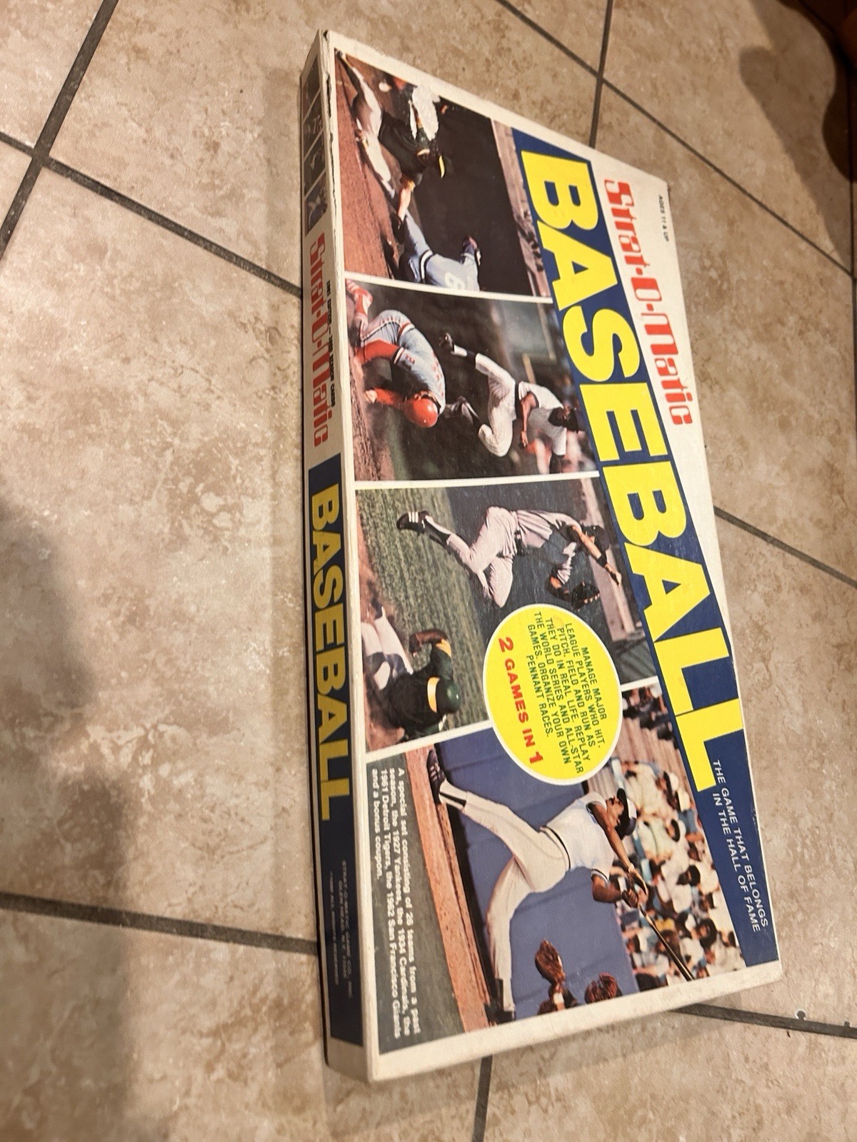 Vintage 1 Strat-O-Matic Baseball Board Game – 980 Season Stats Incomplete