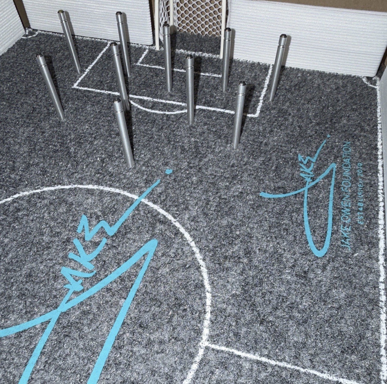 Binho Tabletop Soccer Skill Game Complete Set w/ Tournament Rules Age 12+ 2P