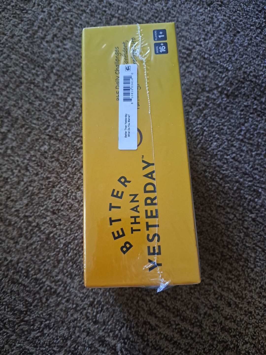 NEW Better Than Yesterday 365 Daily Challenges Life Fulfilling Game Sealed