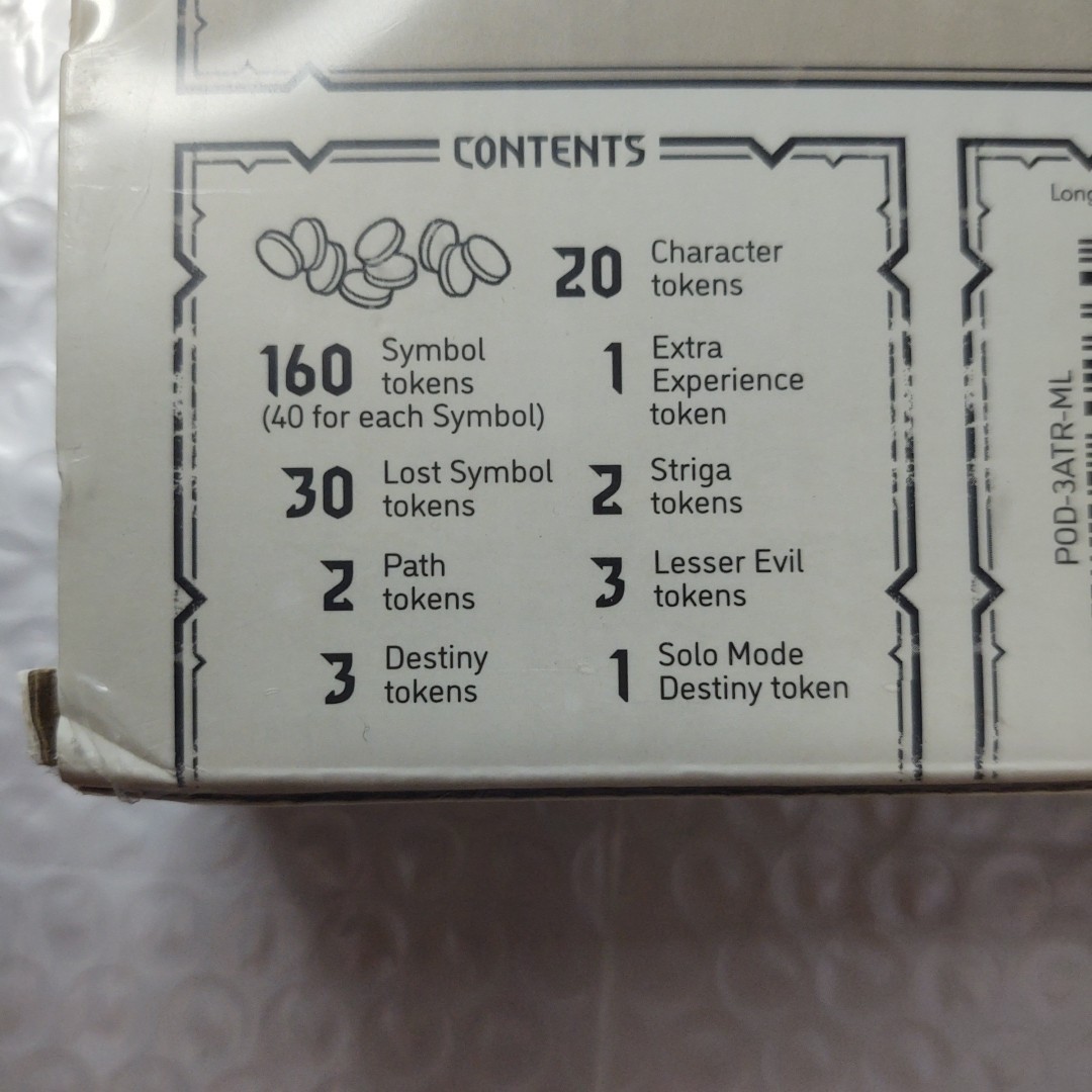 The Witcher Path of Destiny Core Game Acrylic Tokens New Sealed! FREE SHIPPING