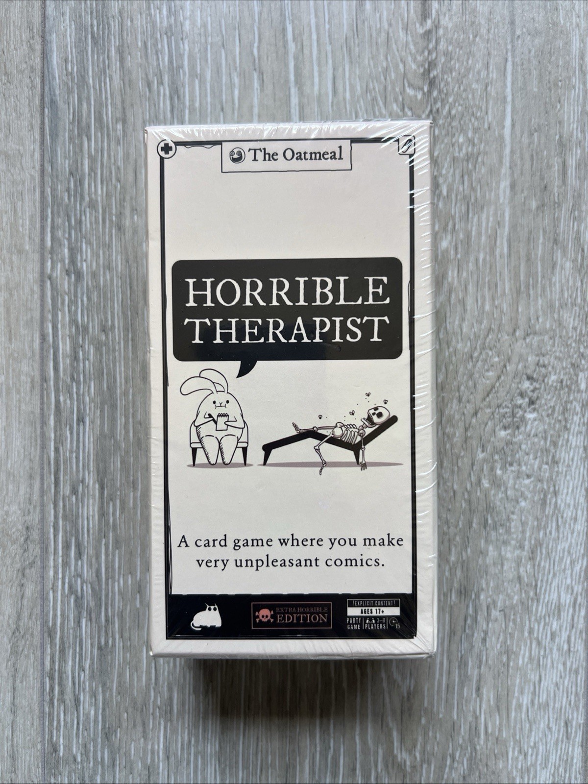 The Oatmeal Horrible Therapist Extra Horrible Edition Card Game Adult Humor New