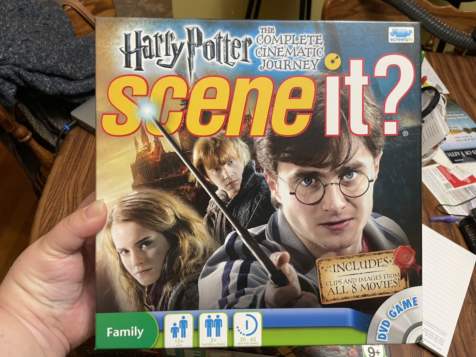 Screen Life Harry Potter “Scene It” Complete Cinematic Journey DVD Game