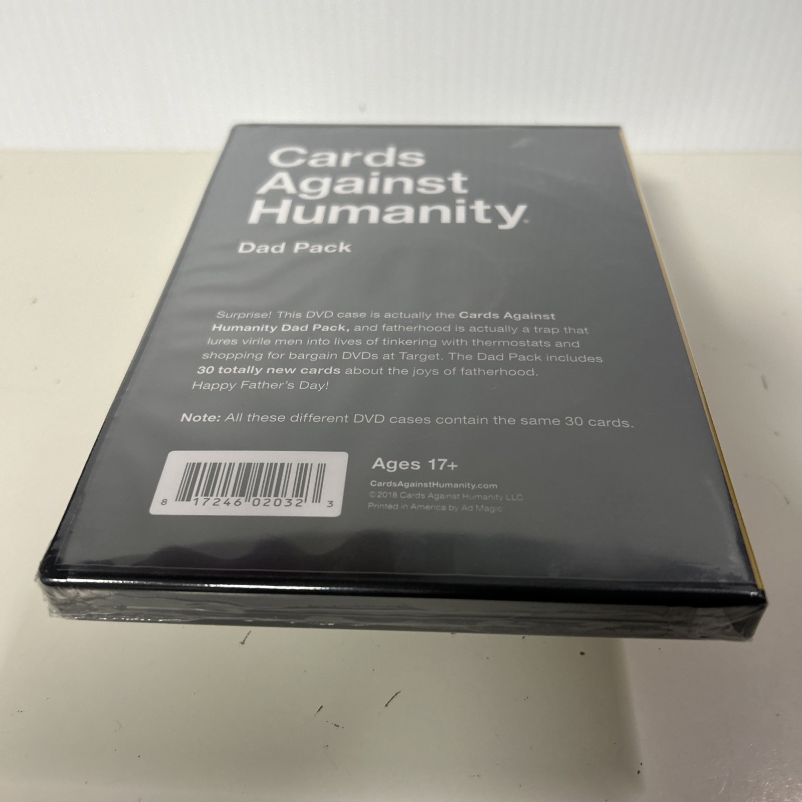 Cards Against Humanity: “Sniper Dad” Pack – 30 Cards (2018) New SEALED