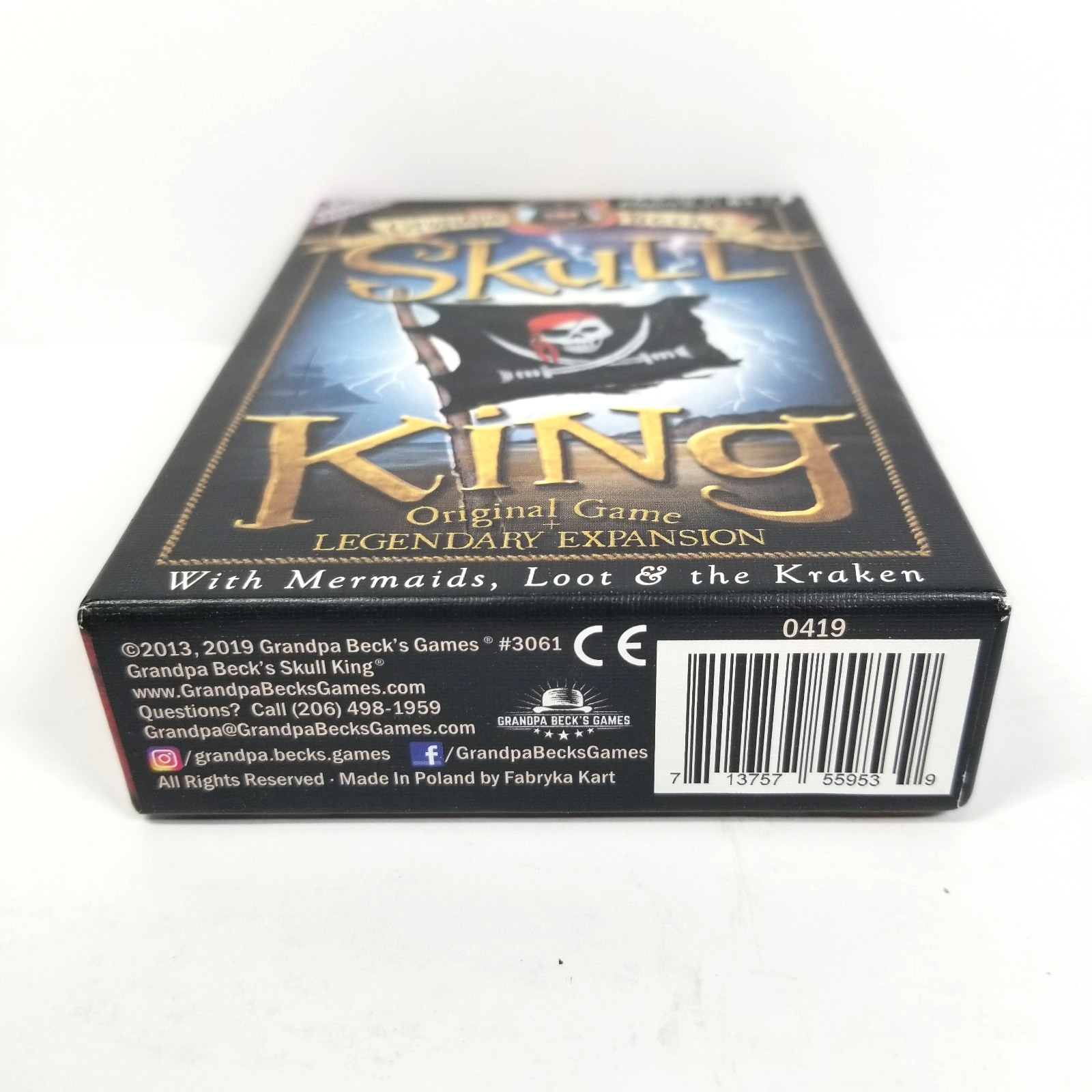 Grandpa Beck’s Games SKULL KING Card Game with Legendary Expansion 100% Complete