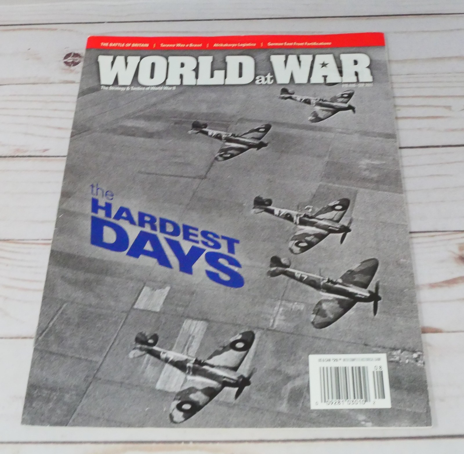 World at War Magazine 19, The Hardest Day, Solitaire Game, Complete-Punched