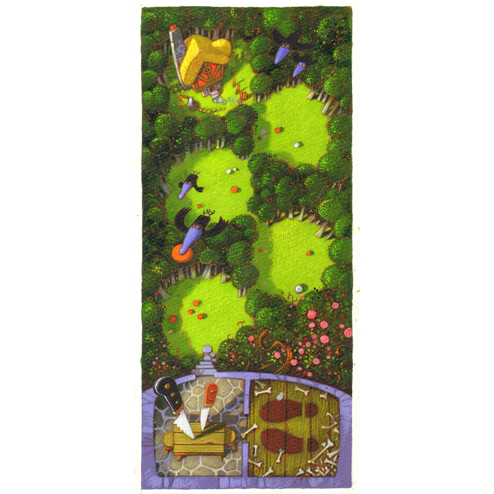 Lost in Woods Family Board Game by Purple Brain | Ages 6+ | 2-5 Players