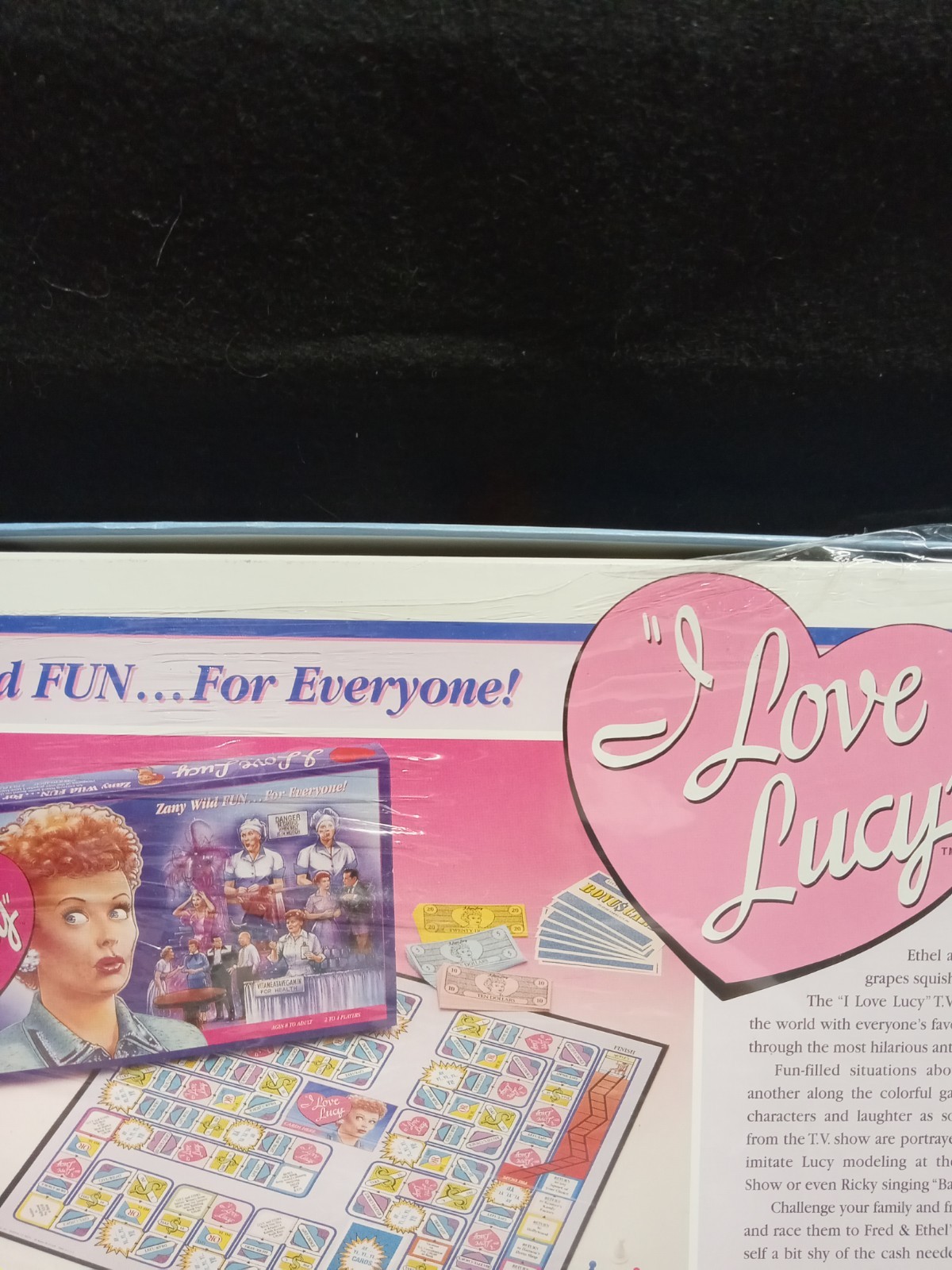 The “I Love Lucy” Board Game by Talicor 1997 New in Box SEALED – see pics!