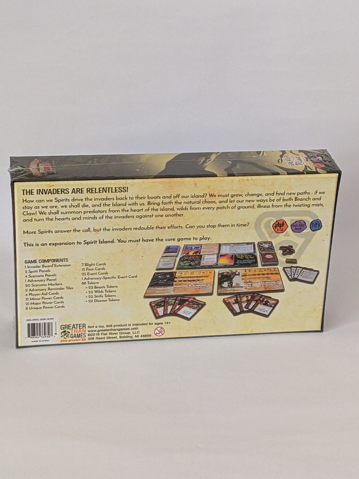 Spirit Island Branch & Claw Expansion Board Game Greater Than Games New Sealed