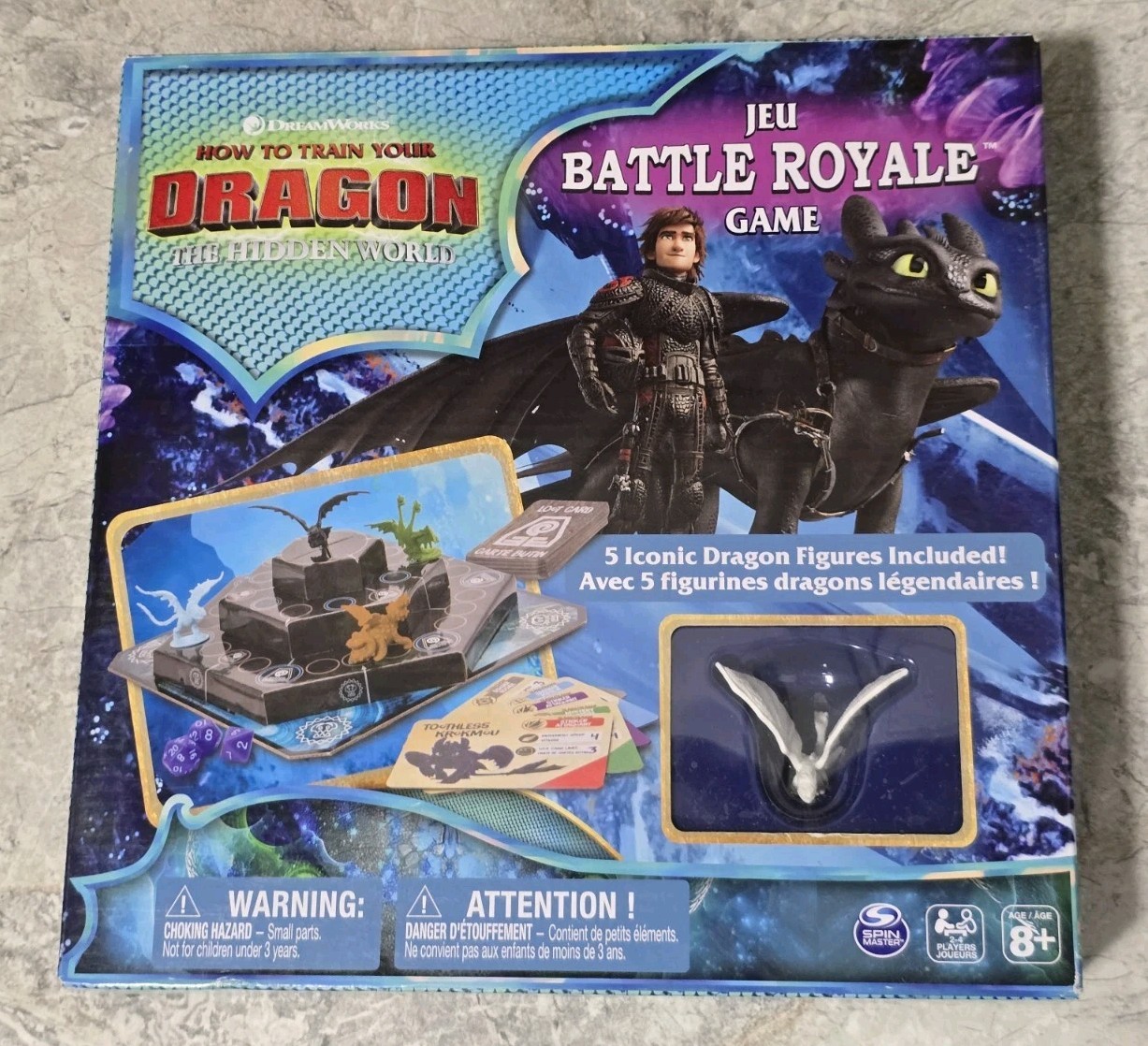 How to Train Your Dragon The Hidden World Battle Royale Board Game New Sealed