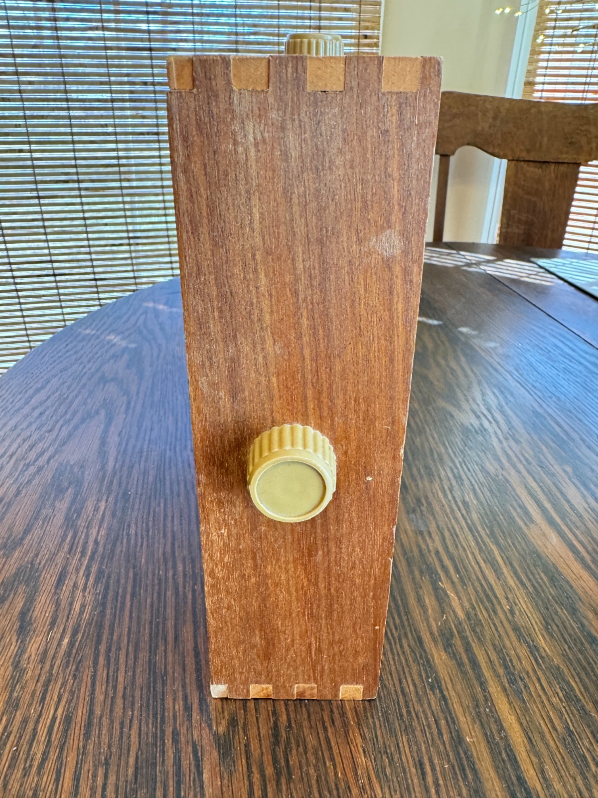Vintage Labyrinth Wooden Marble Tilting Maze Puzzle Game -No Marbles