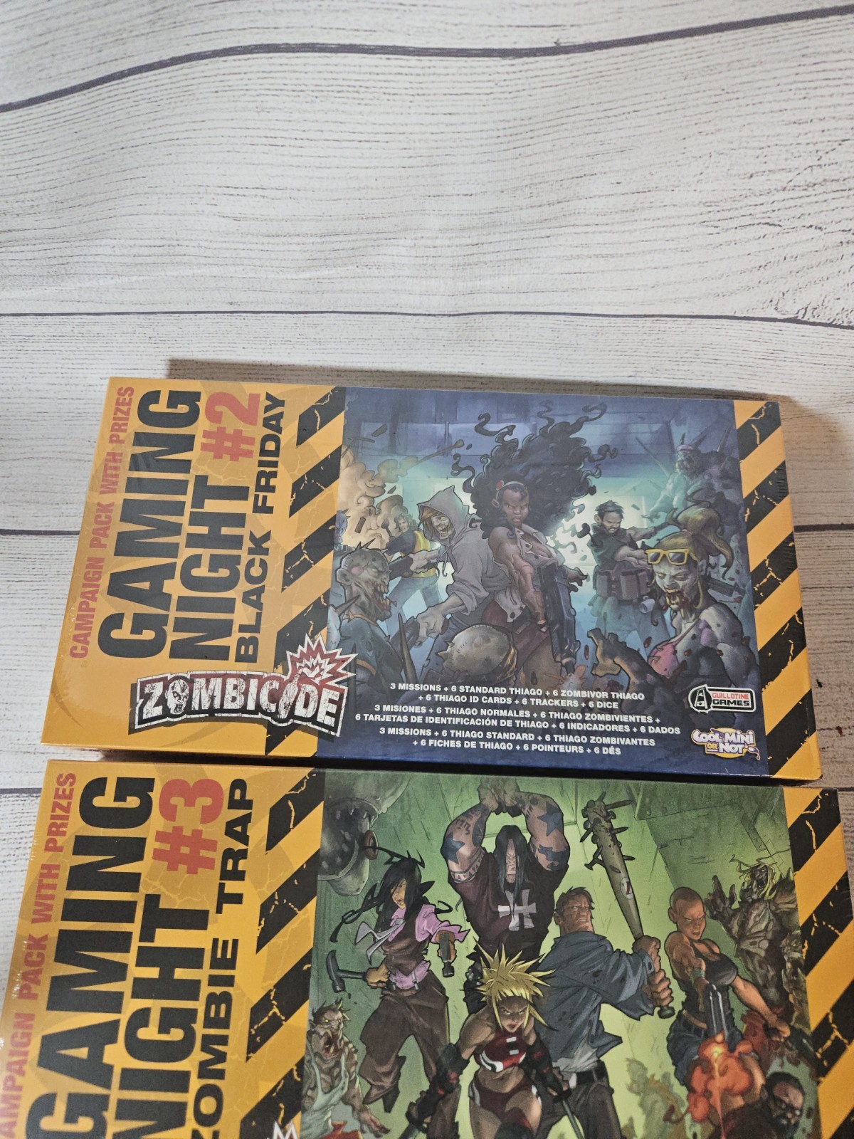 Zombicide Gaming Night #2 #3 #5 – NEW/SEALED-Cool Mini-Campaign Pack w/ Prizes