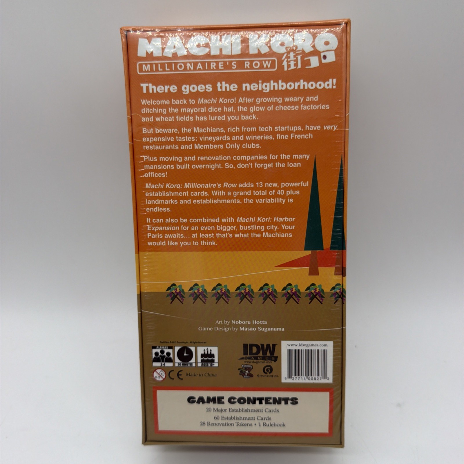 Machi Koro: Millionaire’s Row Board Game Expansion, 2018 Pandasaurus COMPLETE A6