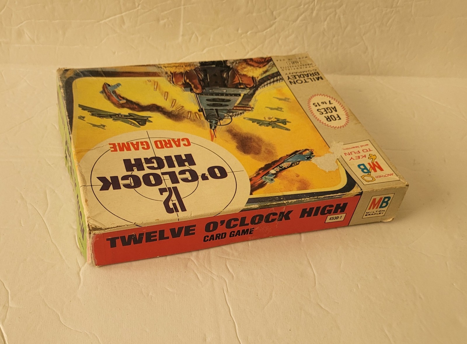 12 O’CLOCK HIGH WW II Card Game COMPLETE vintage 1965 TV SHOW Milton Bradley MB