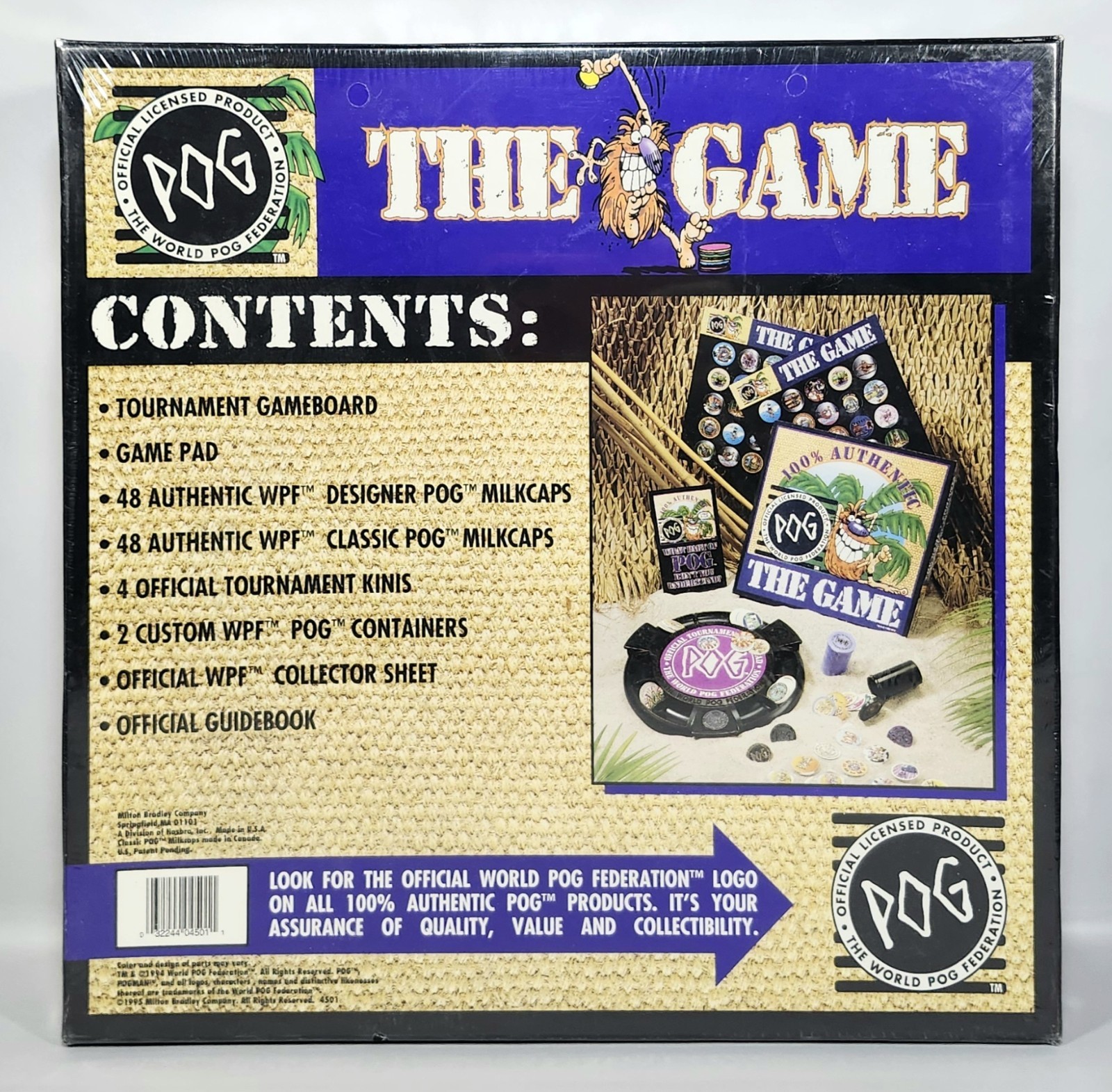 POG THE GAME 1994 1995 NIB SEALED Milton Bradley Vintage RARE Collectible