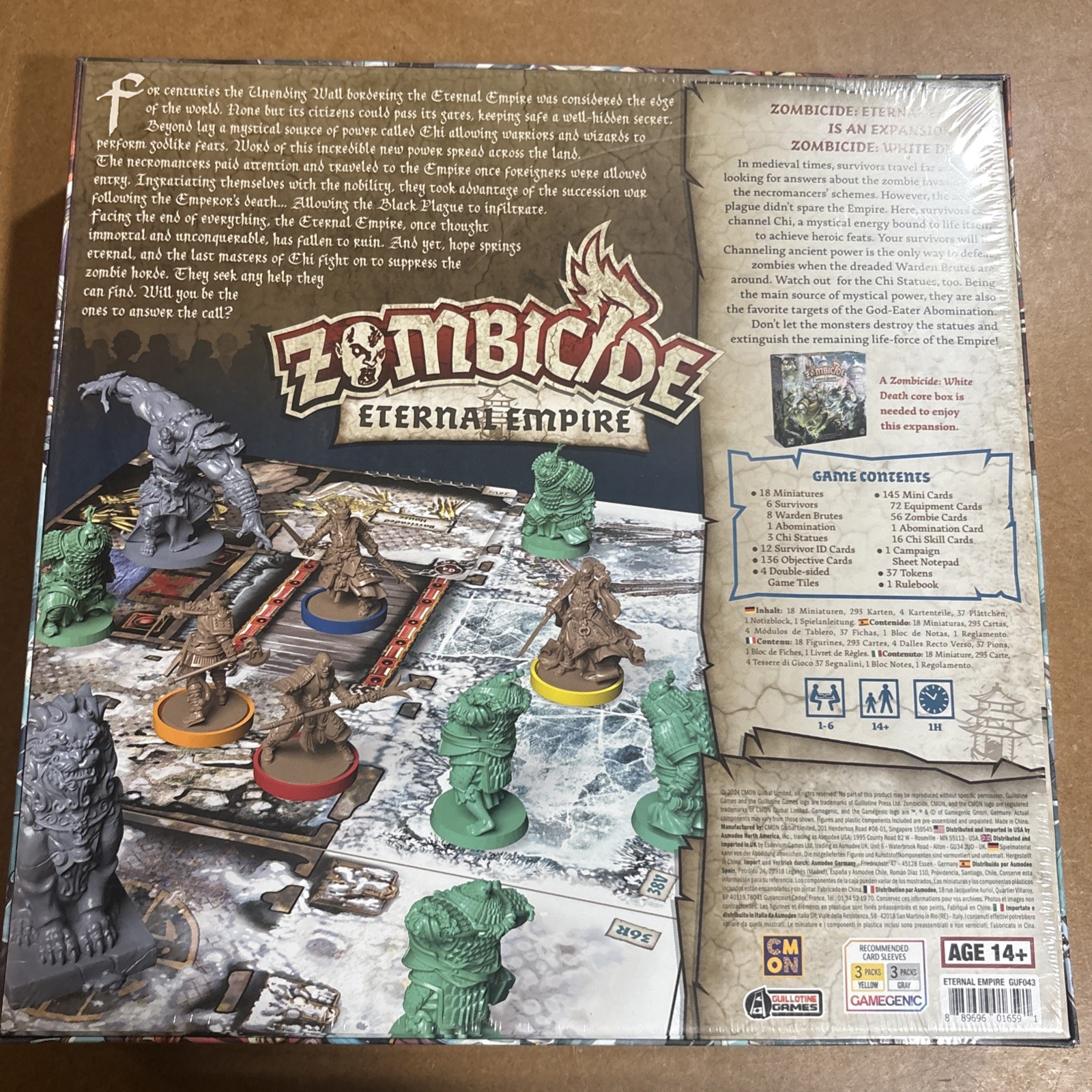 CMON Zombicide White Death Eternal Empire Box SW Board Game New Free Shipping