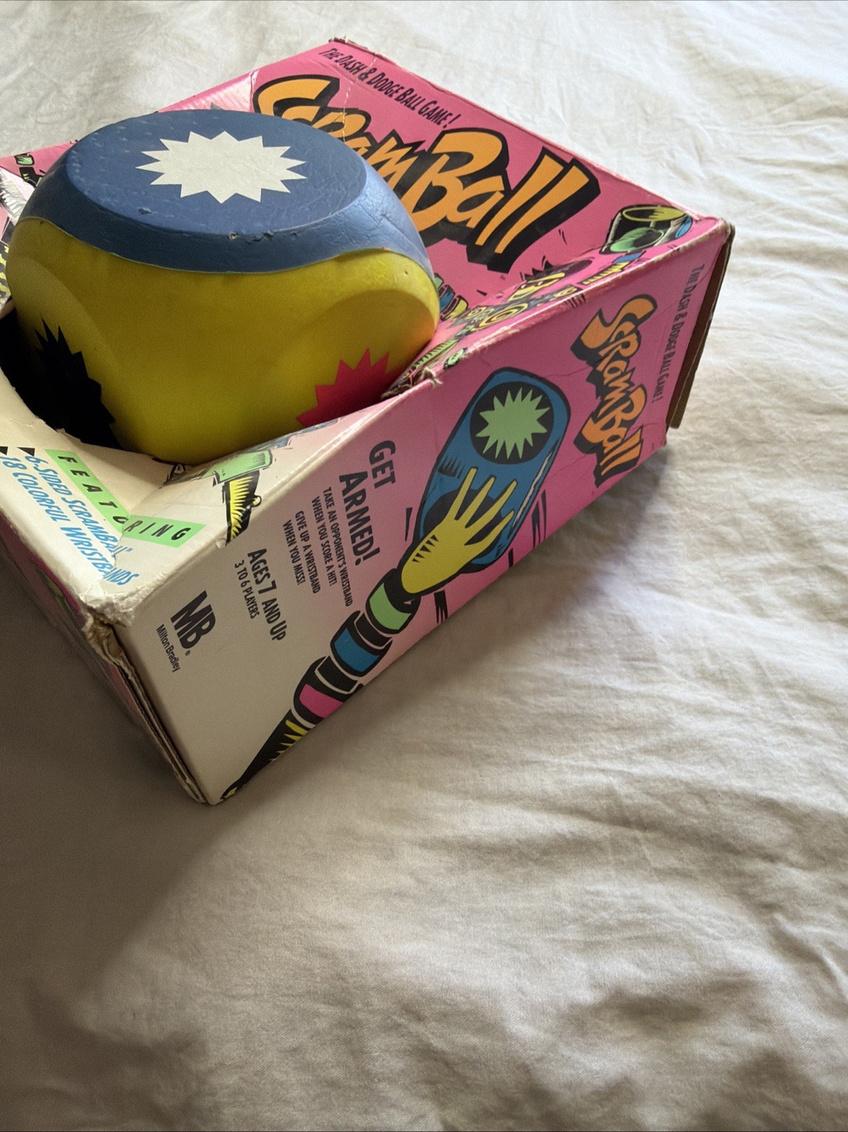 Milton Bradley Scramball 1999 Dodgeball Game Vintage