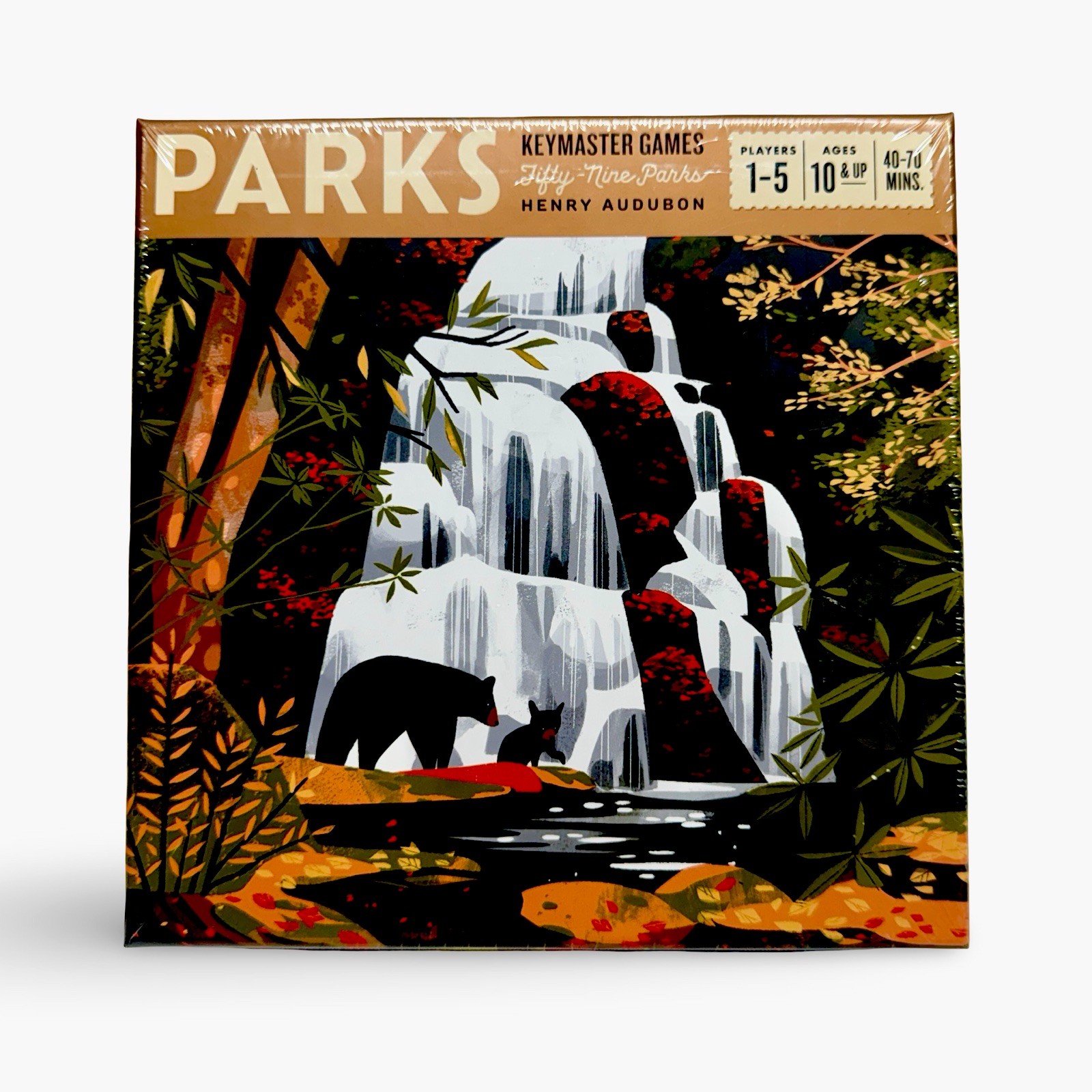 PARKS 1st Edition 1.1 Board Game Keymaster Games Factory Sealed National Parks