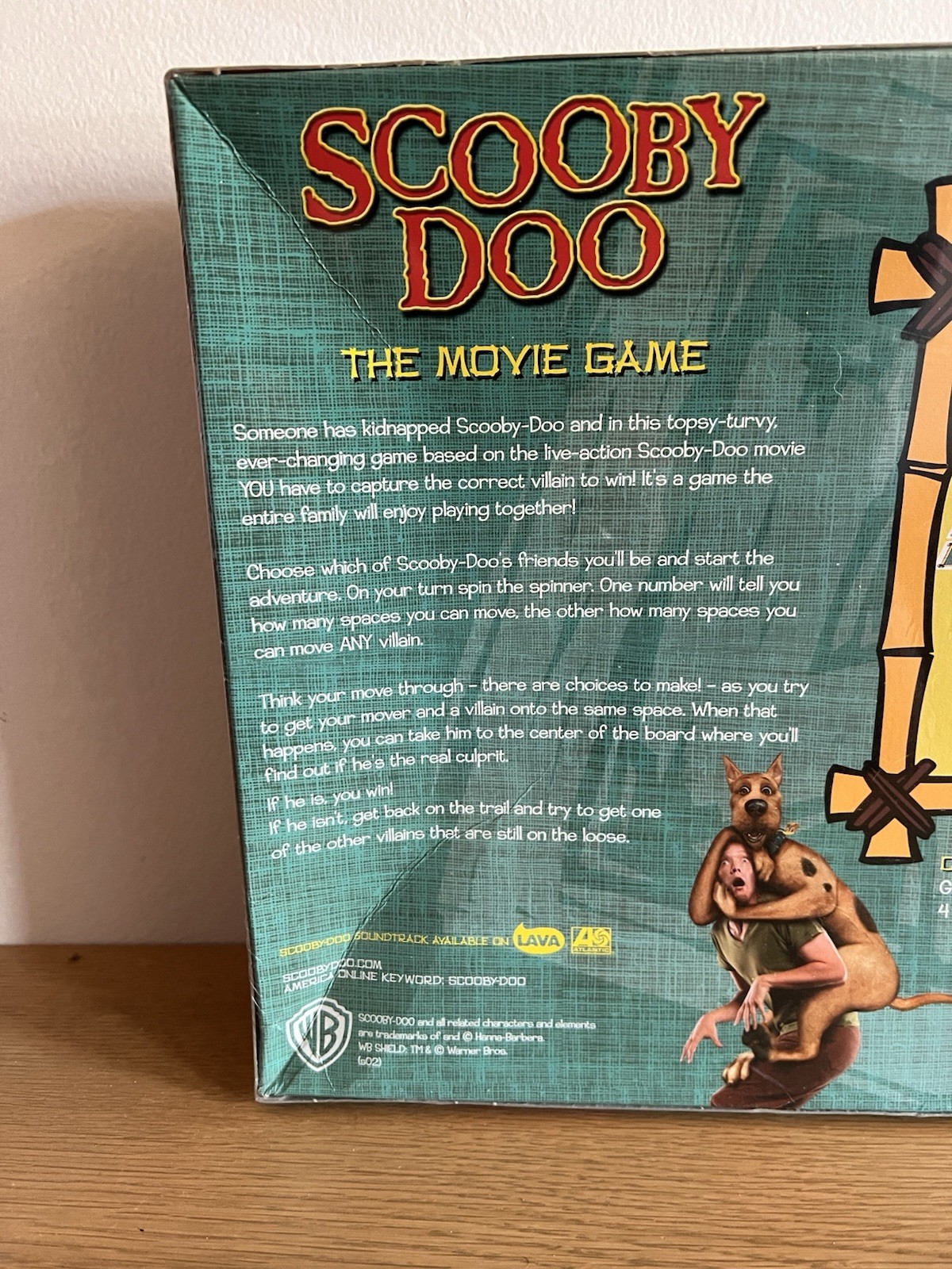 2002 Pressman:Scooby Doo The Movie Board Game, Sealed Brand New