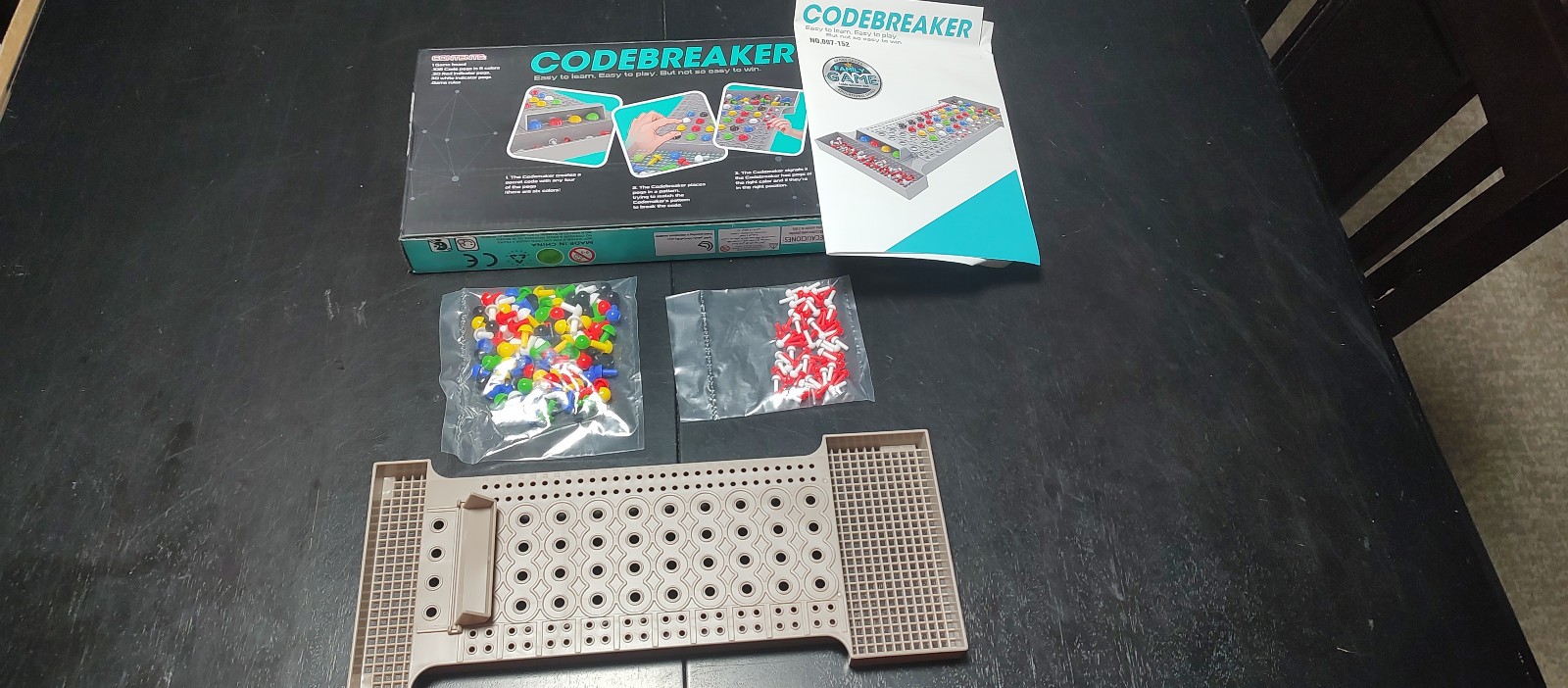 Codebreaker,Easy to learn, Easy to play , not so easy to win, age 4+, 2 players