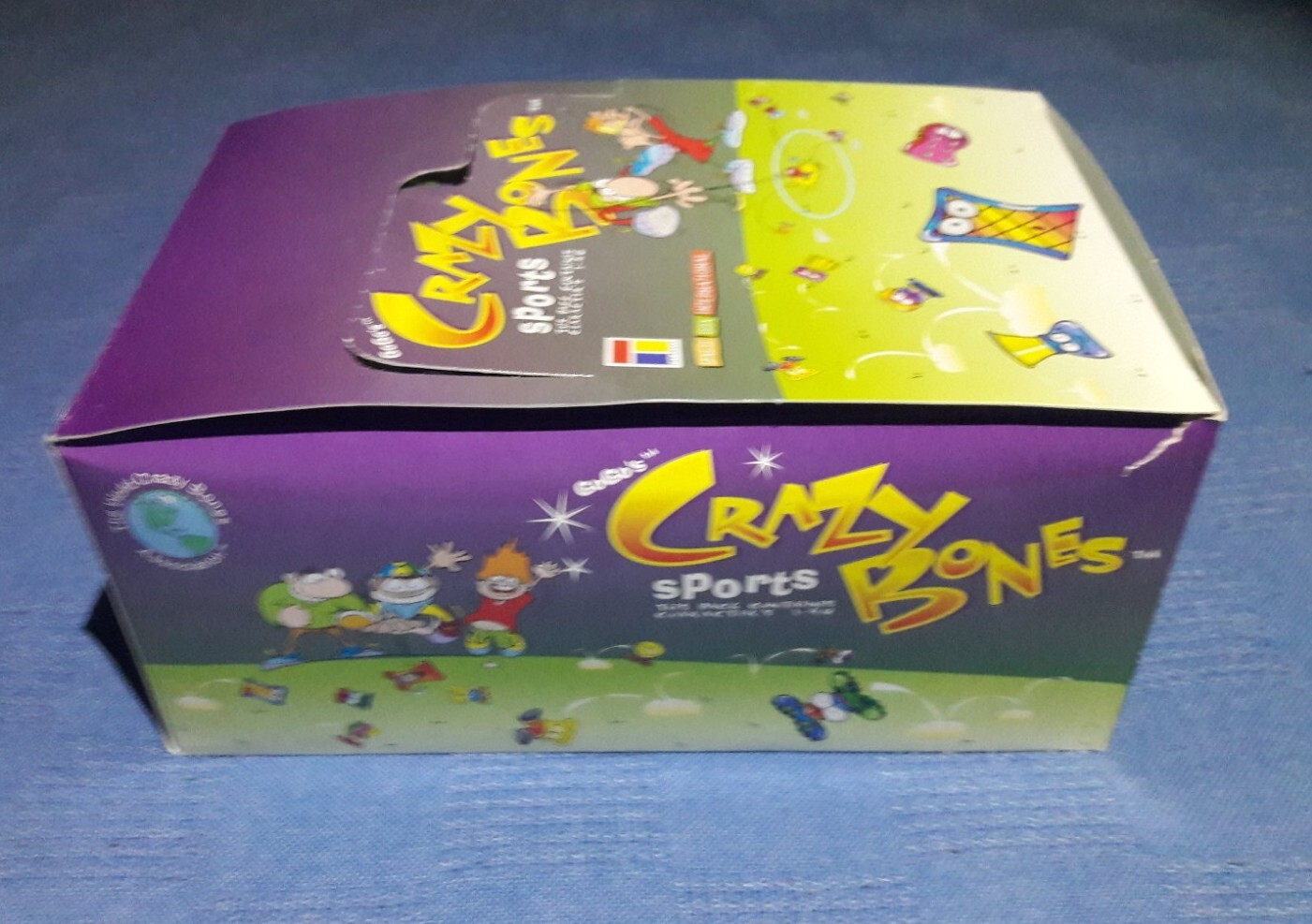 ☆ 36 SEALED PACKS GoGo’s CRAZY BONES “SPORTS” w/ DISPLAY BOX ☆ RARE FIND ☆