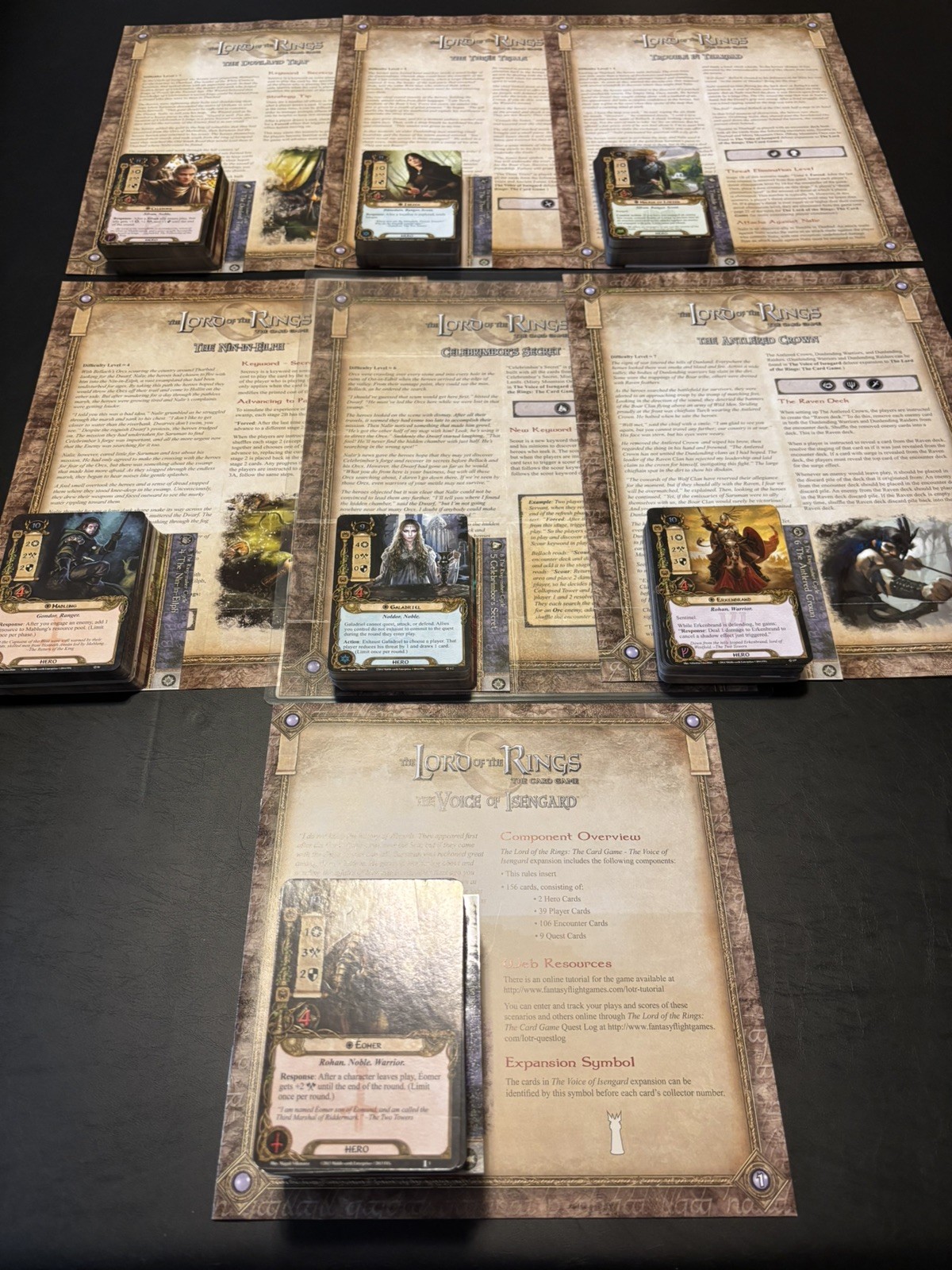 Lord of the Rings LCG – Complete Ring-Maker Cycle, Expansion + 6 APs